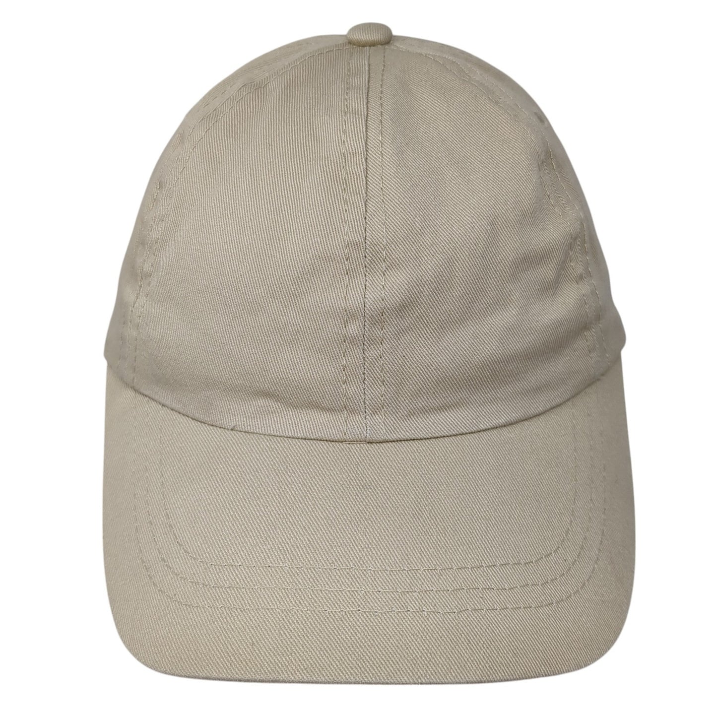 Unbranded Strapback Baseball Cap Brown One Size Adjustable 6 Panel Blank