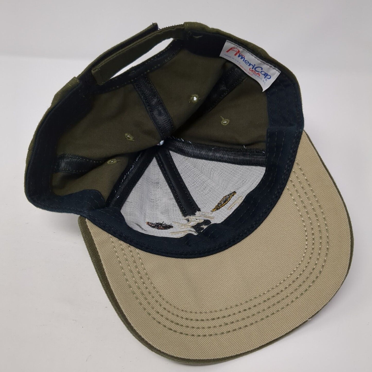Vick Family Farms Strapback Hat Green One Size Adjustable Americap
