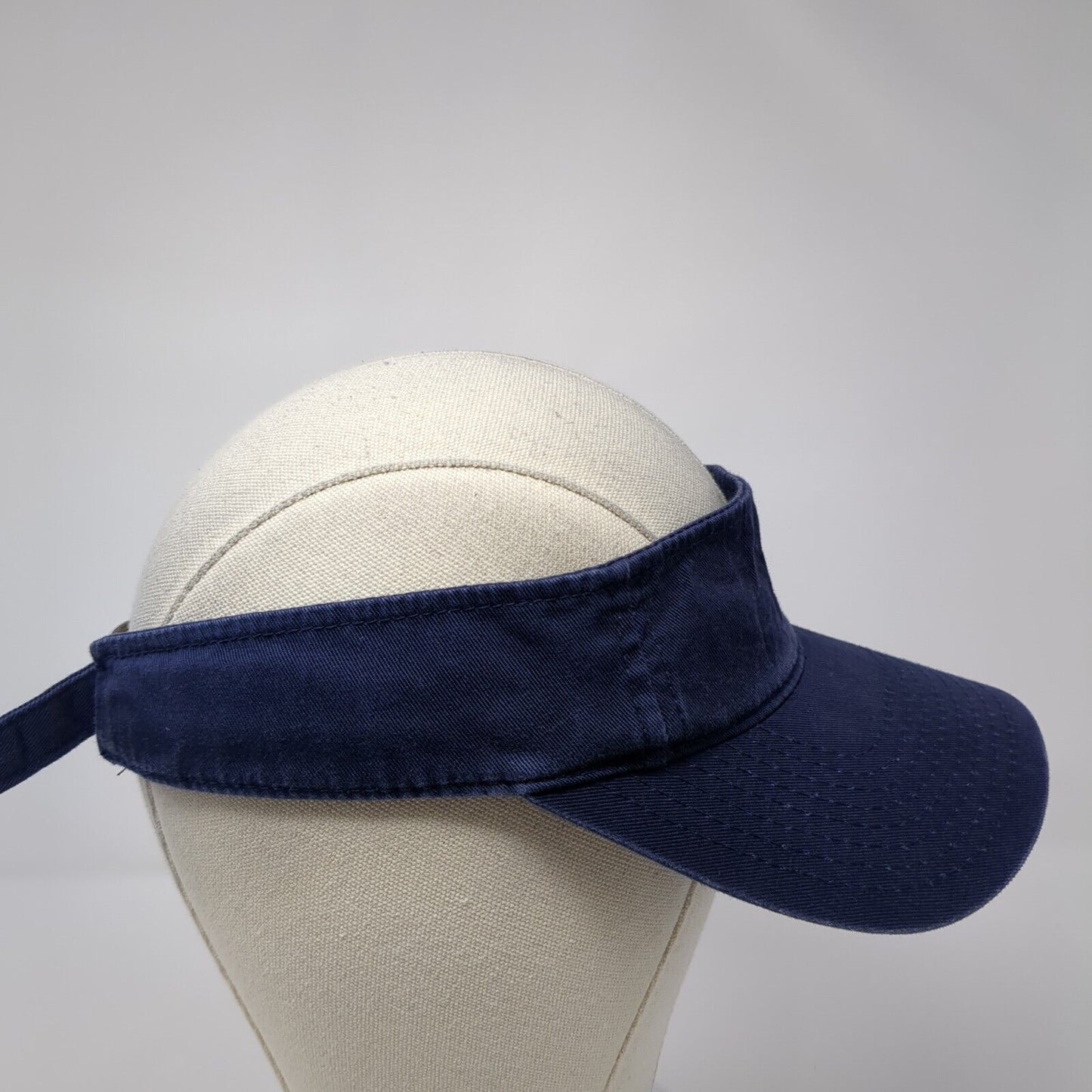 Luna Pier Slideback Sun Visor Hat Blue One Size Adjustable Solid Blank