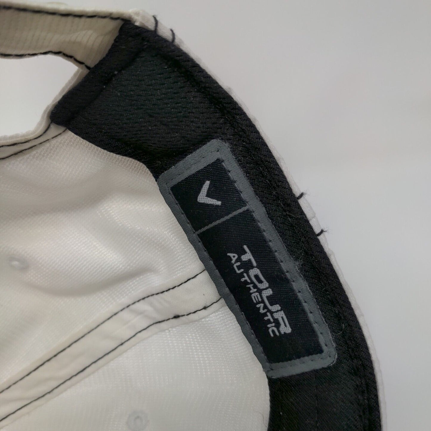 Callaway Odyssey Strapback Hat White OSFA Tour Authentic Embroidered