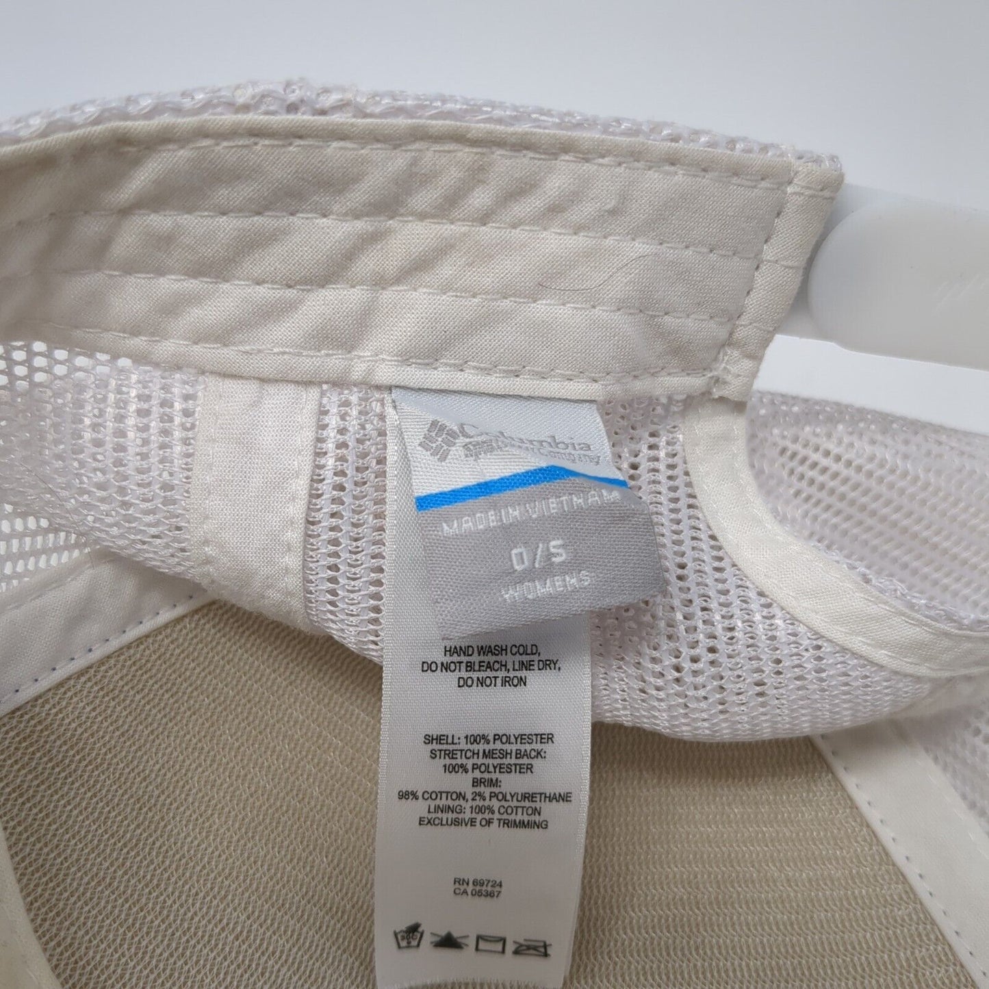 Columbia Women's Snapback Mesh Back Trucker Hat Blue One Size Mesh Back