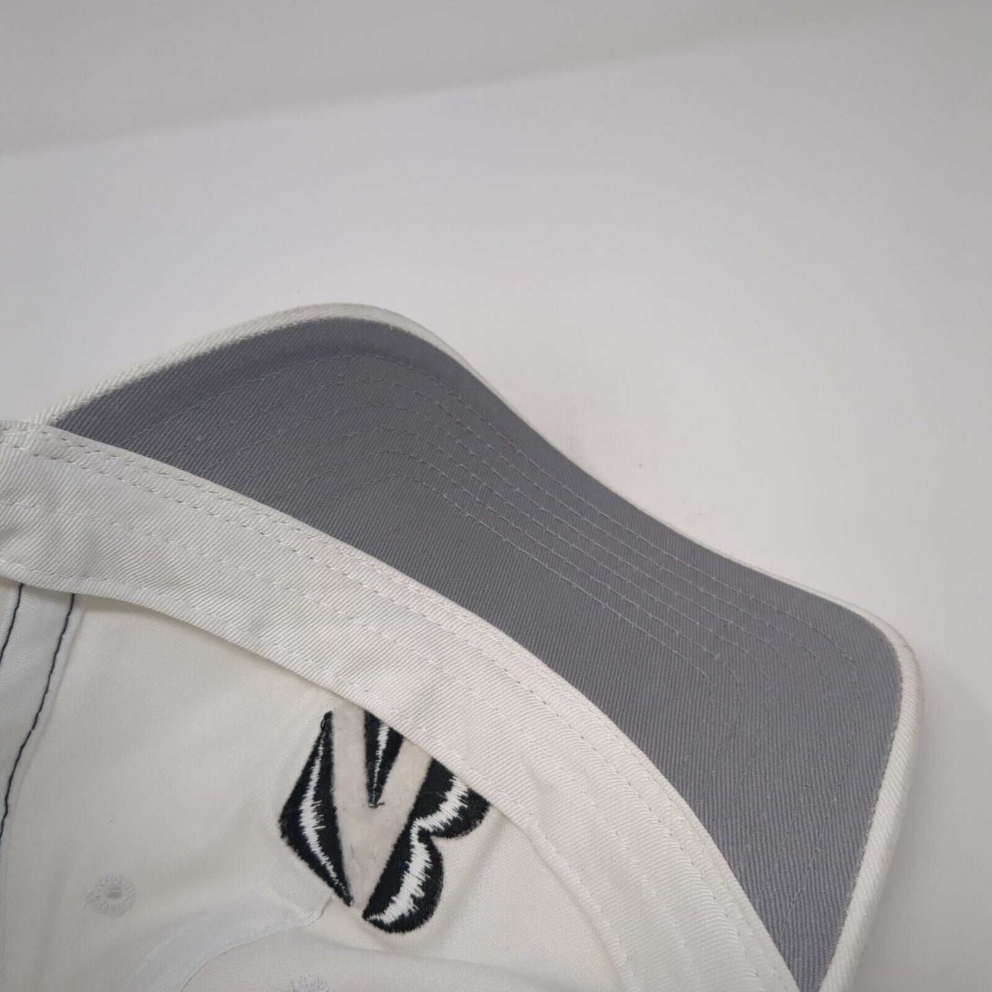 Bridgestone Golf Slideback Hat White One Size Adjustable Embroidered