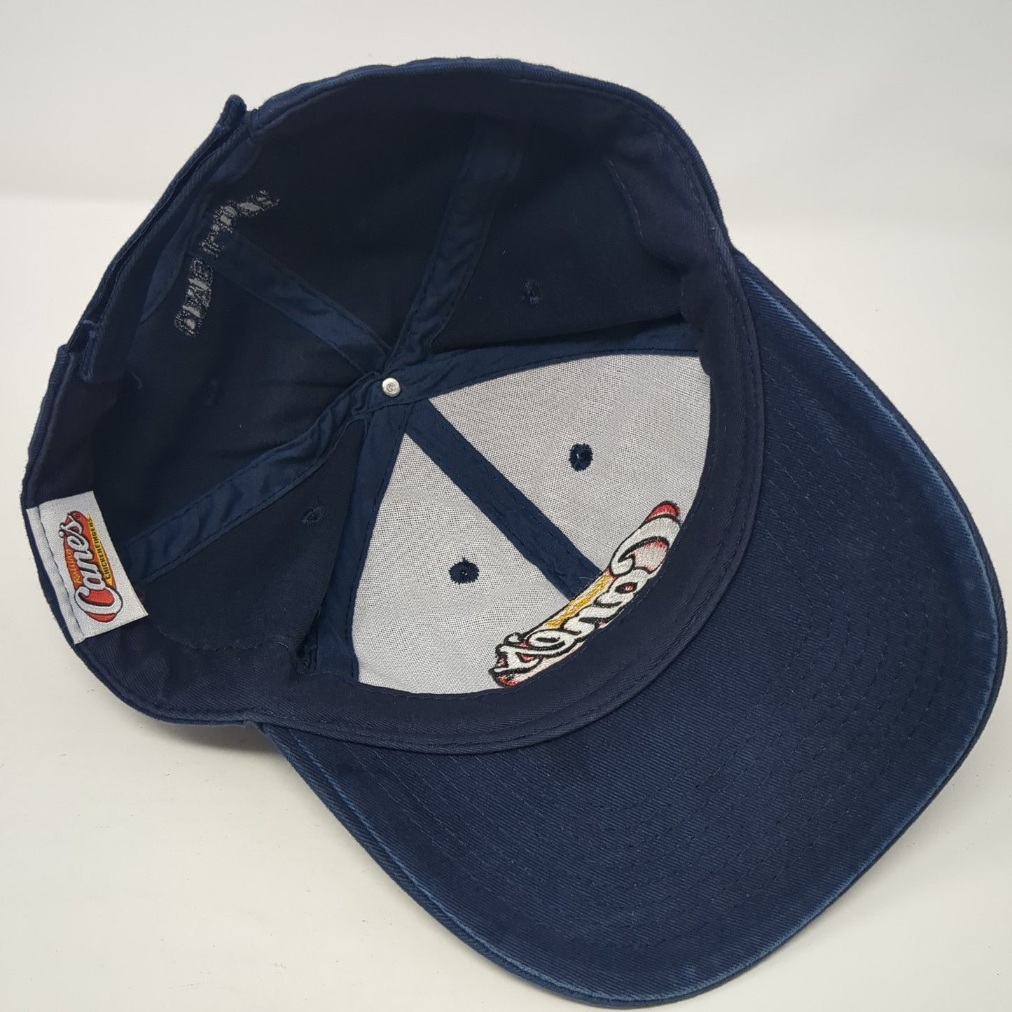 Raising Cane's Chicken Fingers Strapback Hat Blue One Size Adjustable