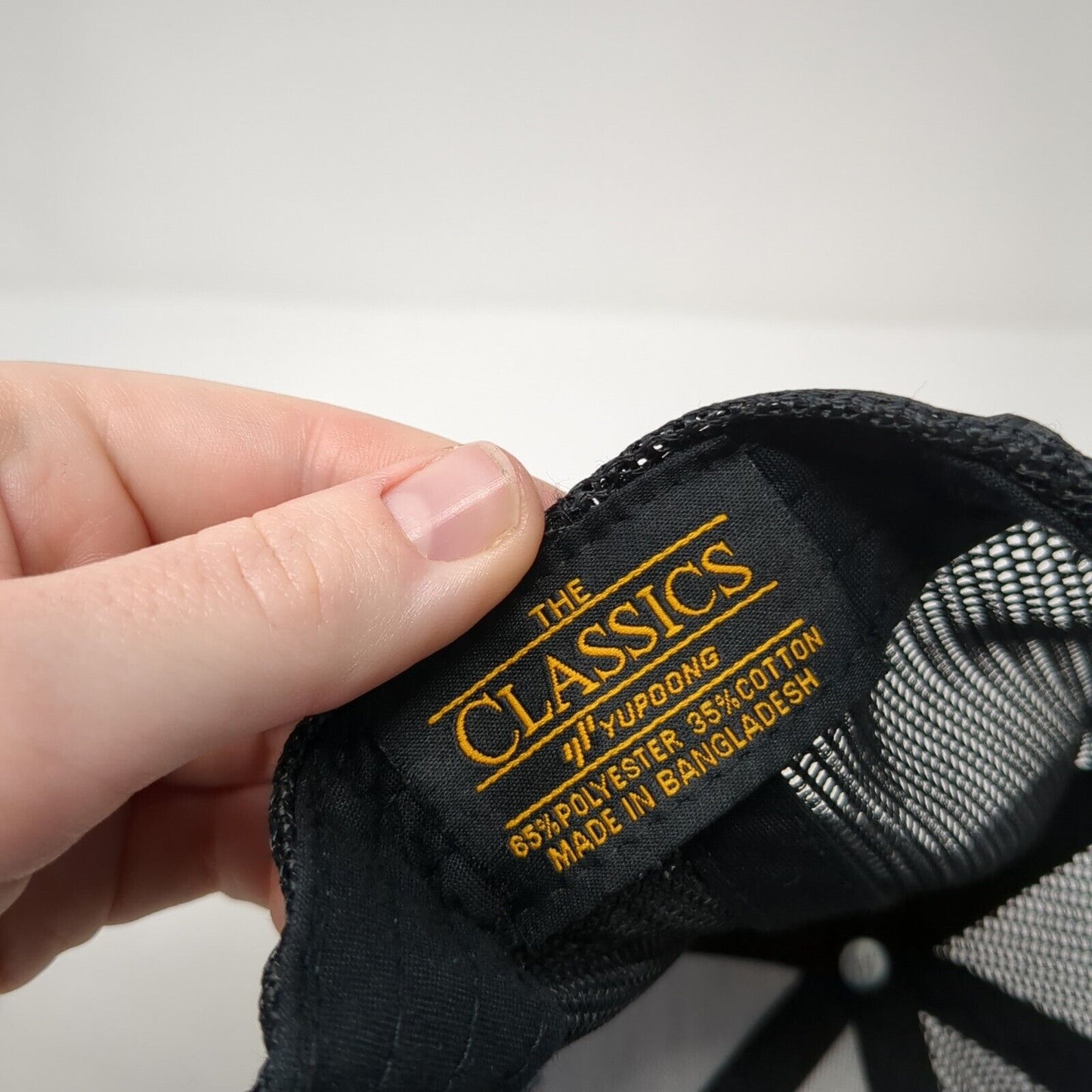 Explore Idaho Snapback Trucker Hat Black One Size Adjustable Mesh Back Yupoong