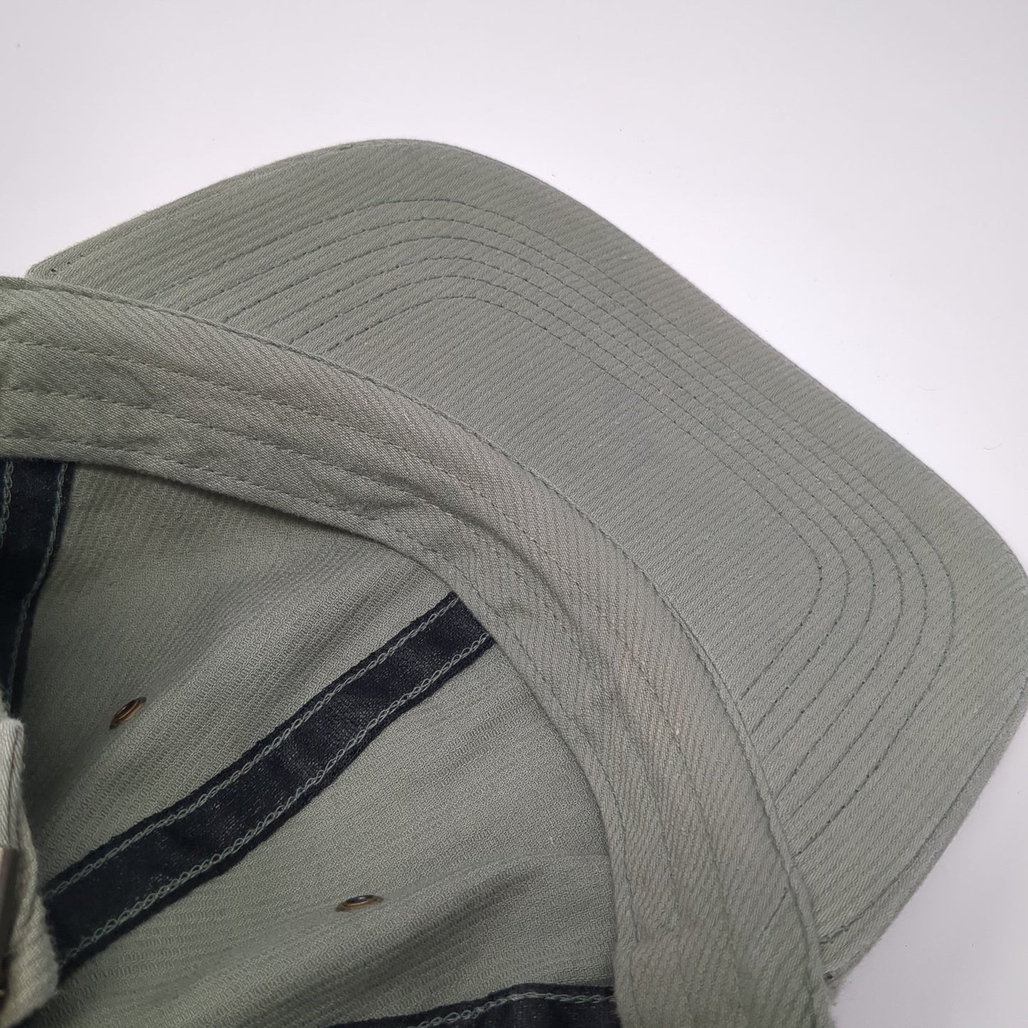 WEK Slideback Hat Green One Size Adjustable Vent Holes Solid Blank