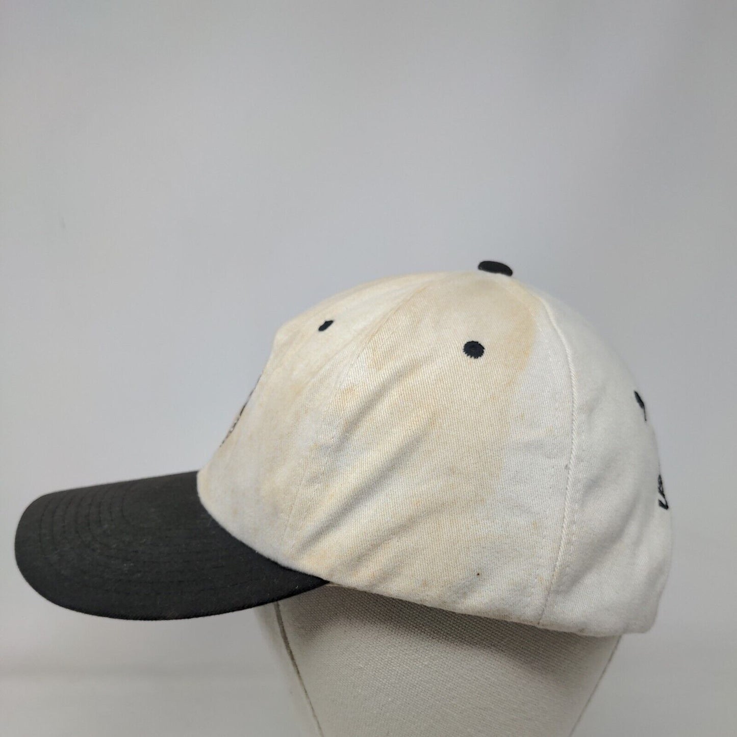 2002 US Open Bethpage Black Slideback Hat Cream One Size USGA Member