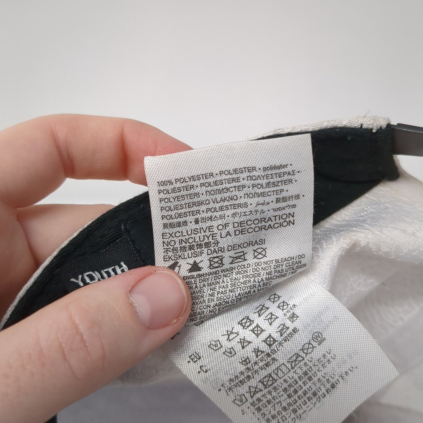 Jordan Jumpman Metal Logo Snapback Hat White Youth One Size Colorblock