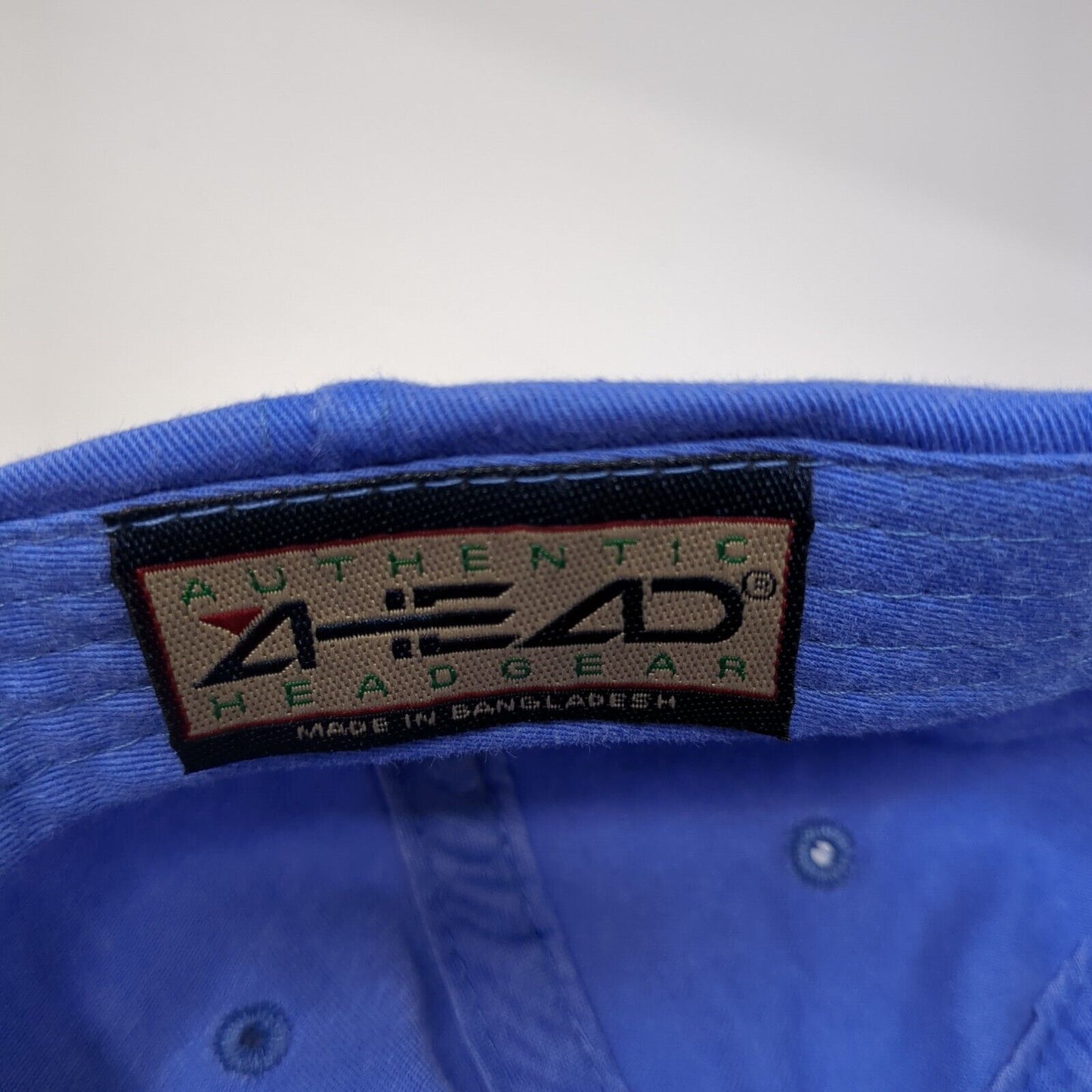 Maui Hawaii Slideback Hat Blue One Size Embroidered Palm Tree Ahead