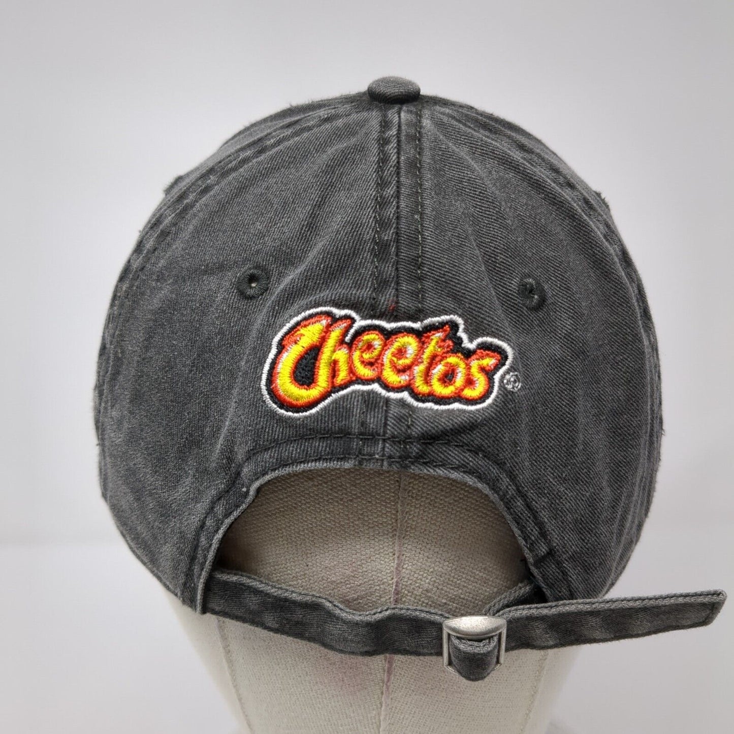 Flamin' Hot Cheetos Slideback Hat Gray One Size Adjustable Mad Engine