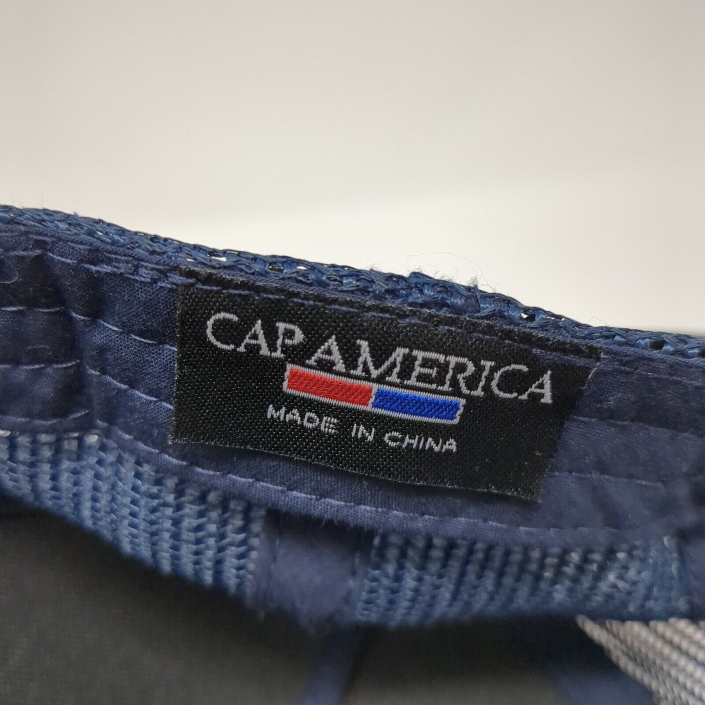 Cap America Snapback Mesh Back Trucker Hat Blue One Size Fire Pizza