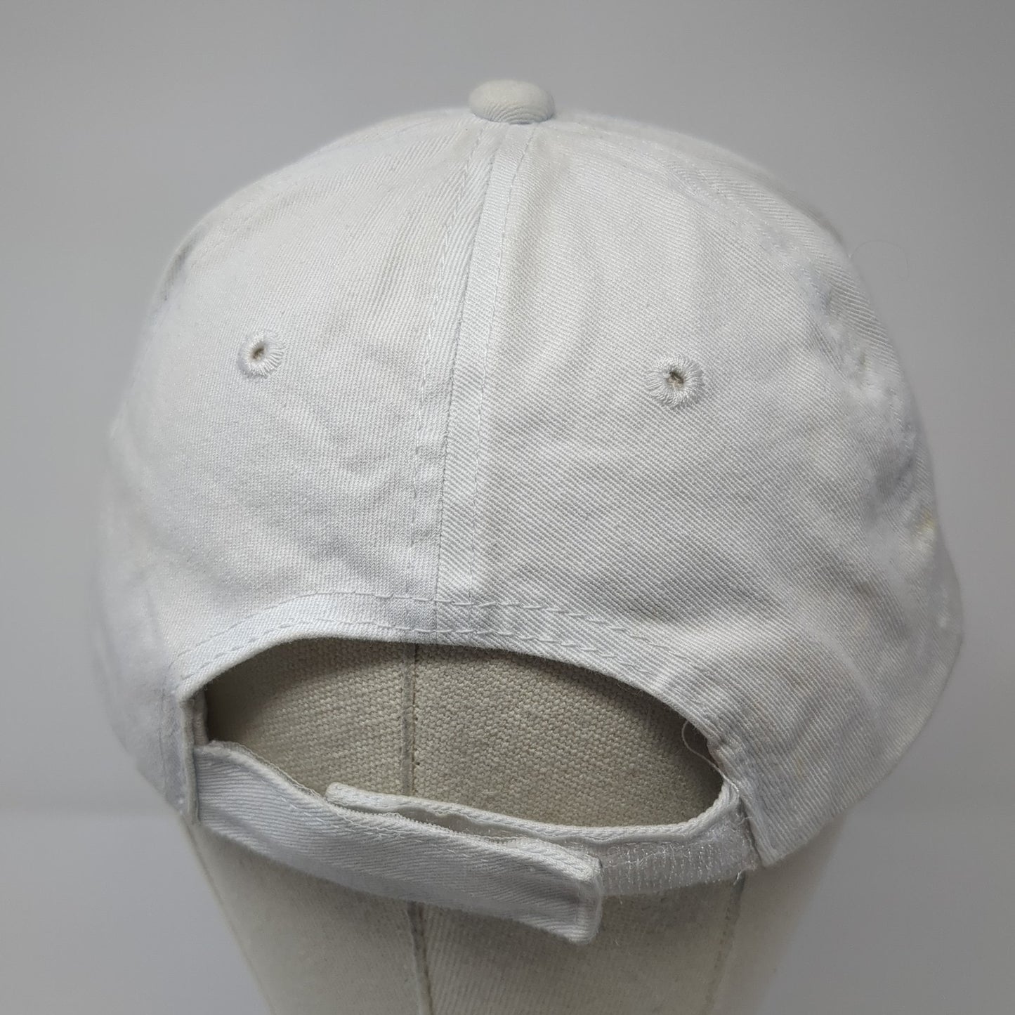 Seattle Washington Strapback Baseball Cap White OS Adjustable Embroidered DMR