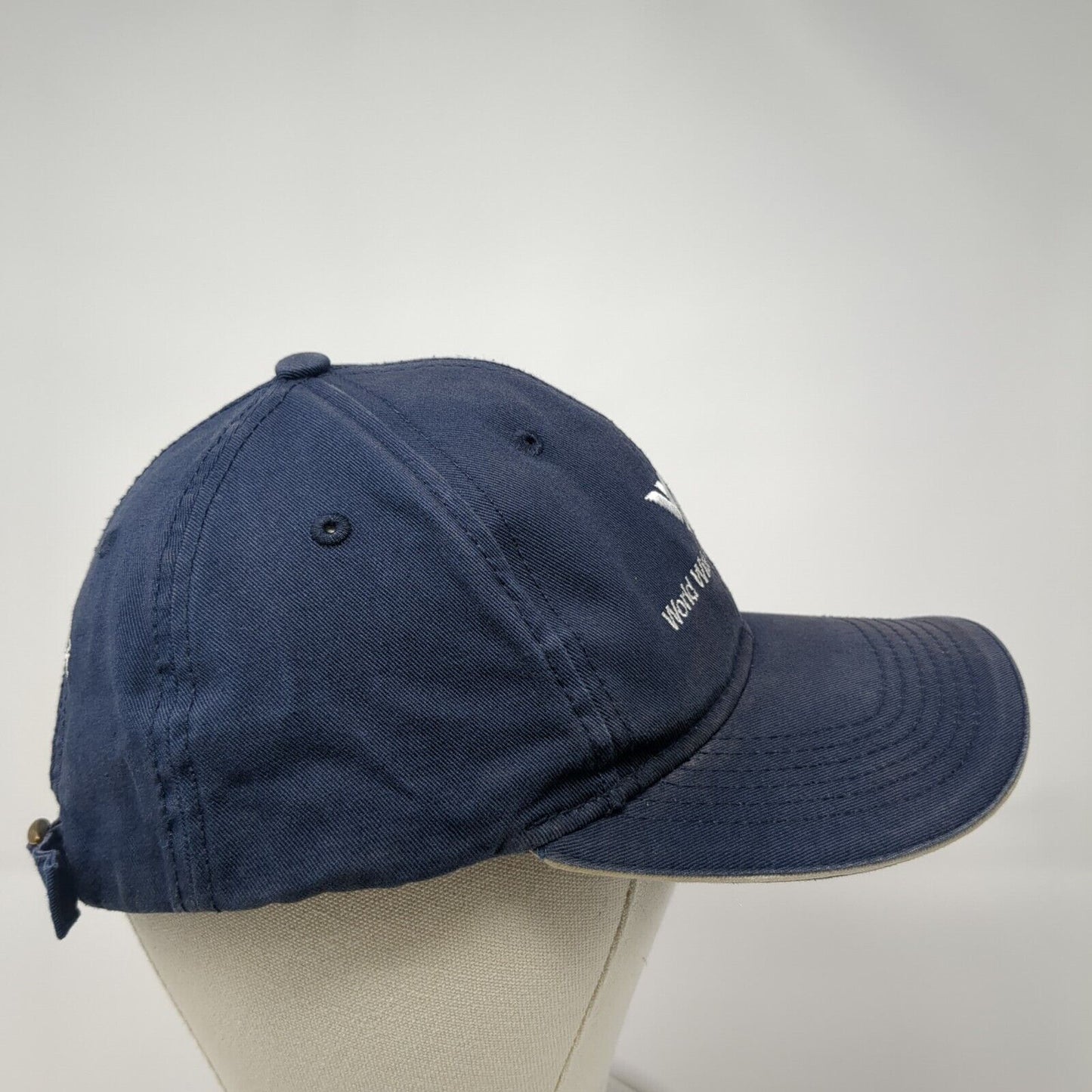 World Wide Technology Slideback Hat Blue One Size Adjustable 6 Panel