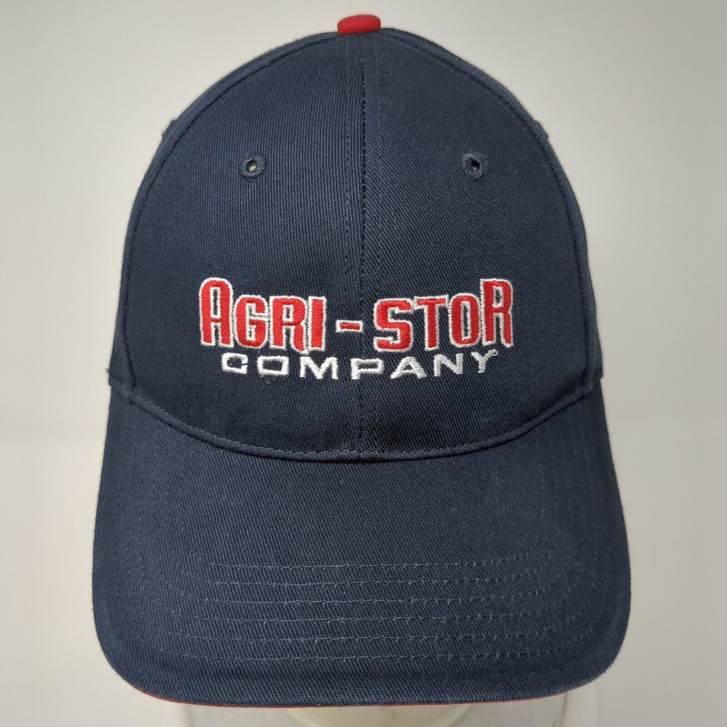 Agri-Stor Company Strapback Hat Blue One Size Adjustable Embroidered Richardson