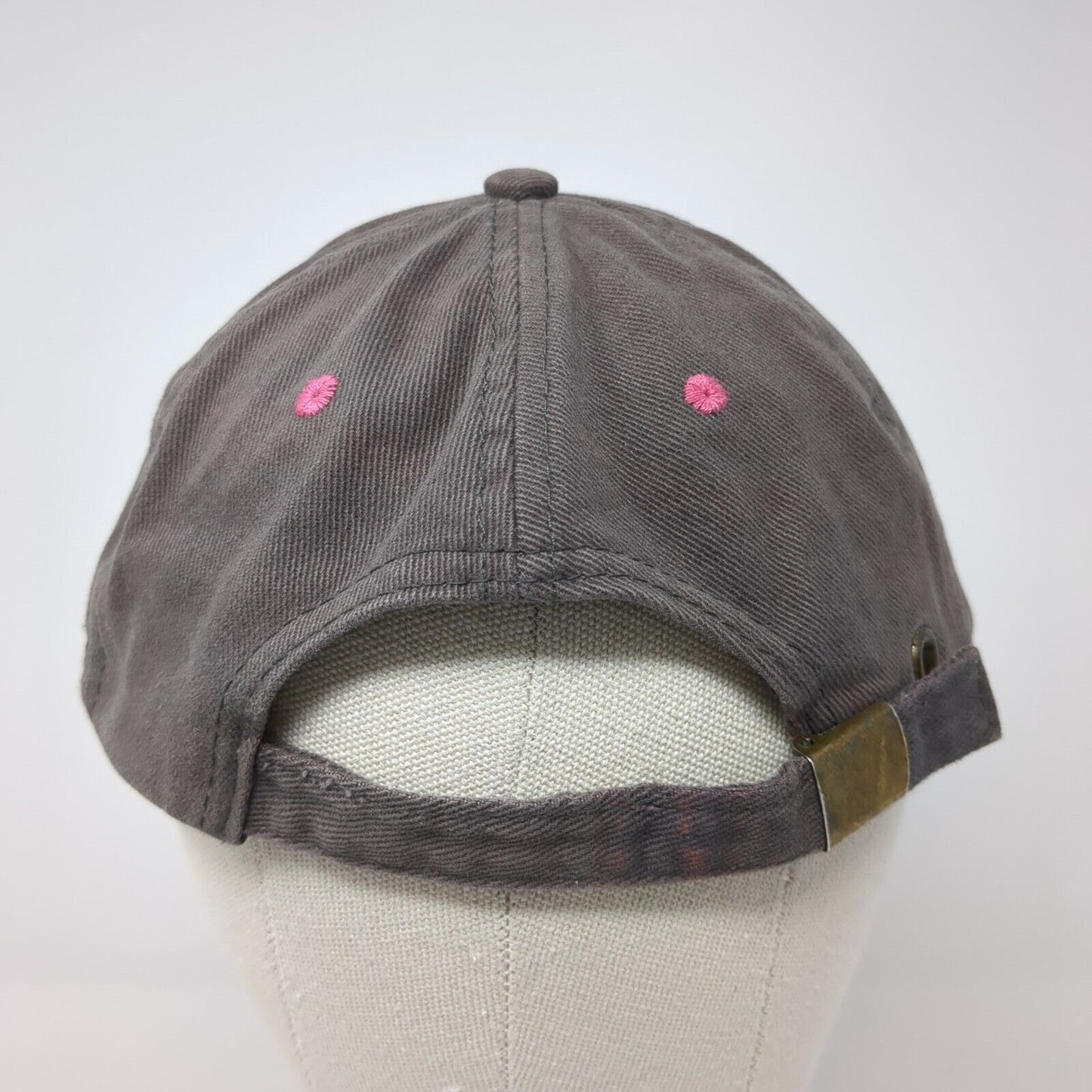 Pure Waitomo New Zealand Slideback Hat Brown One Size Adjustable Embroidered