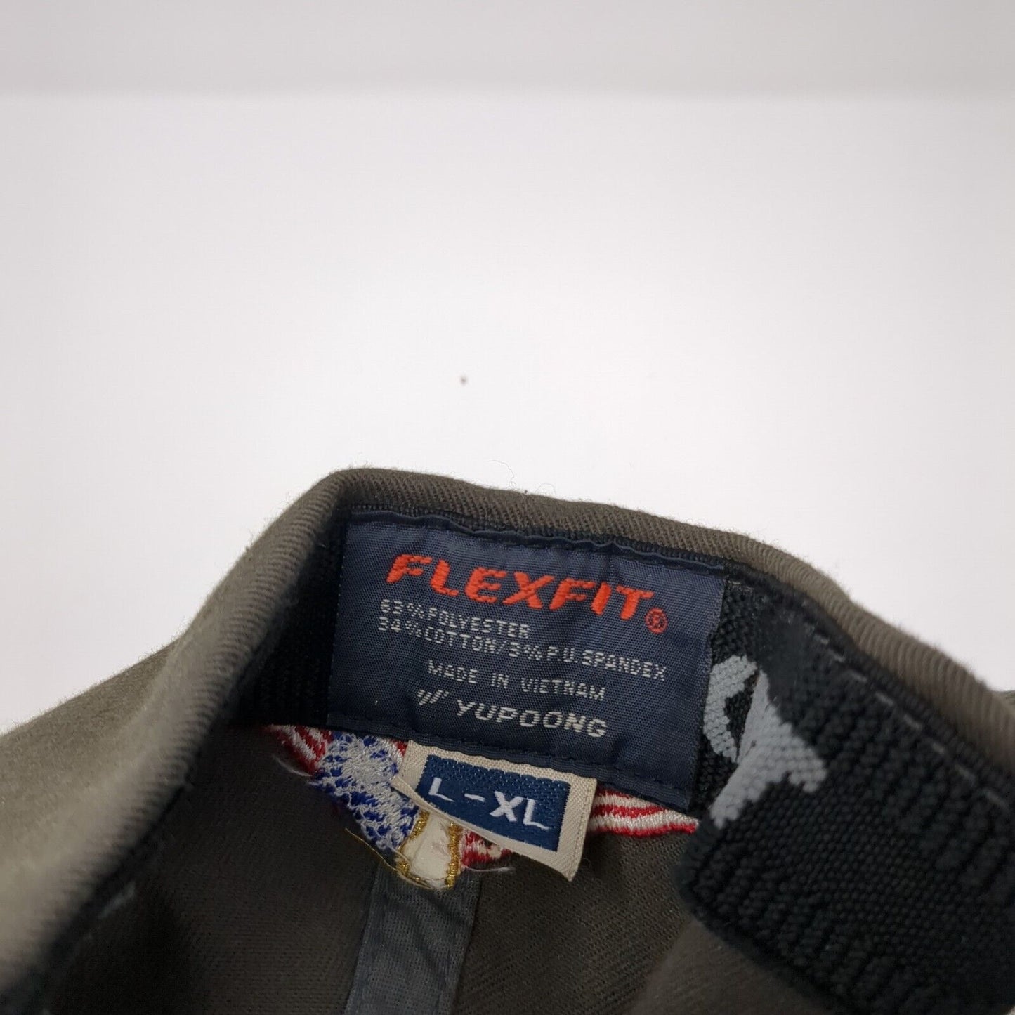Keeping The Promise Fitted Hat Brown L/XL Flexfit Embroidered Patriotic Yupoong