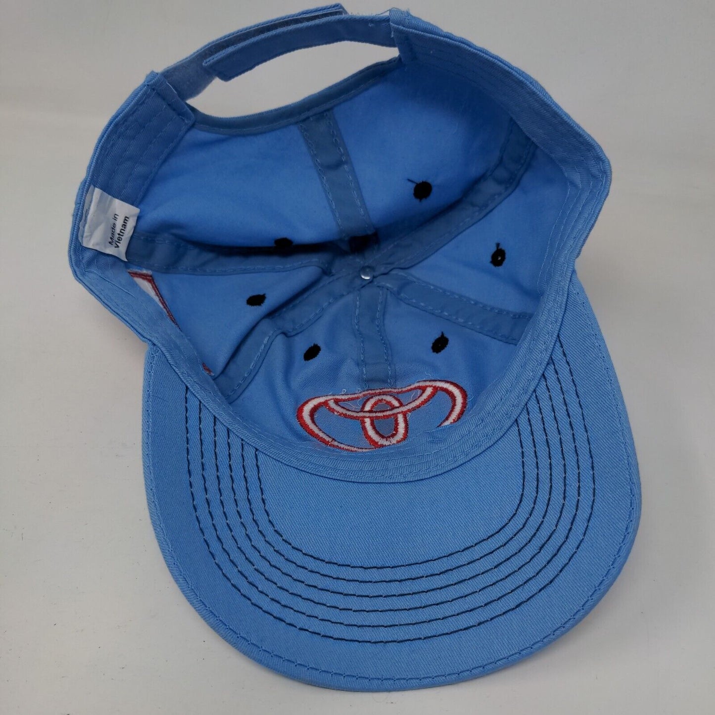 Hattiesburg Toyota Rent A Car Strapback Hat Blue One Size Embroidered 6 Panel