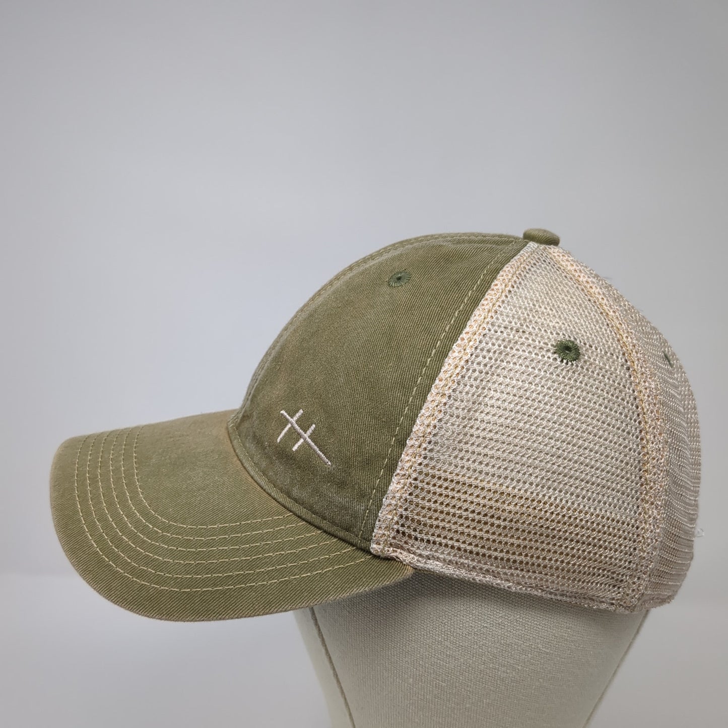 WWSD Snapback Trucker Hat Green OS Adjustable Embroidered Mesh Back Headmost