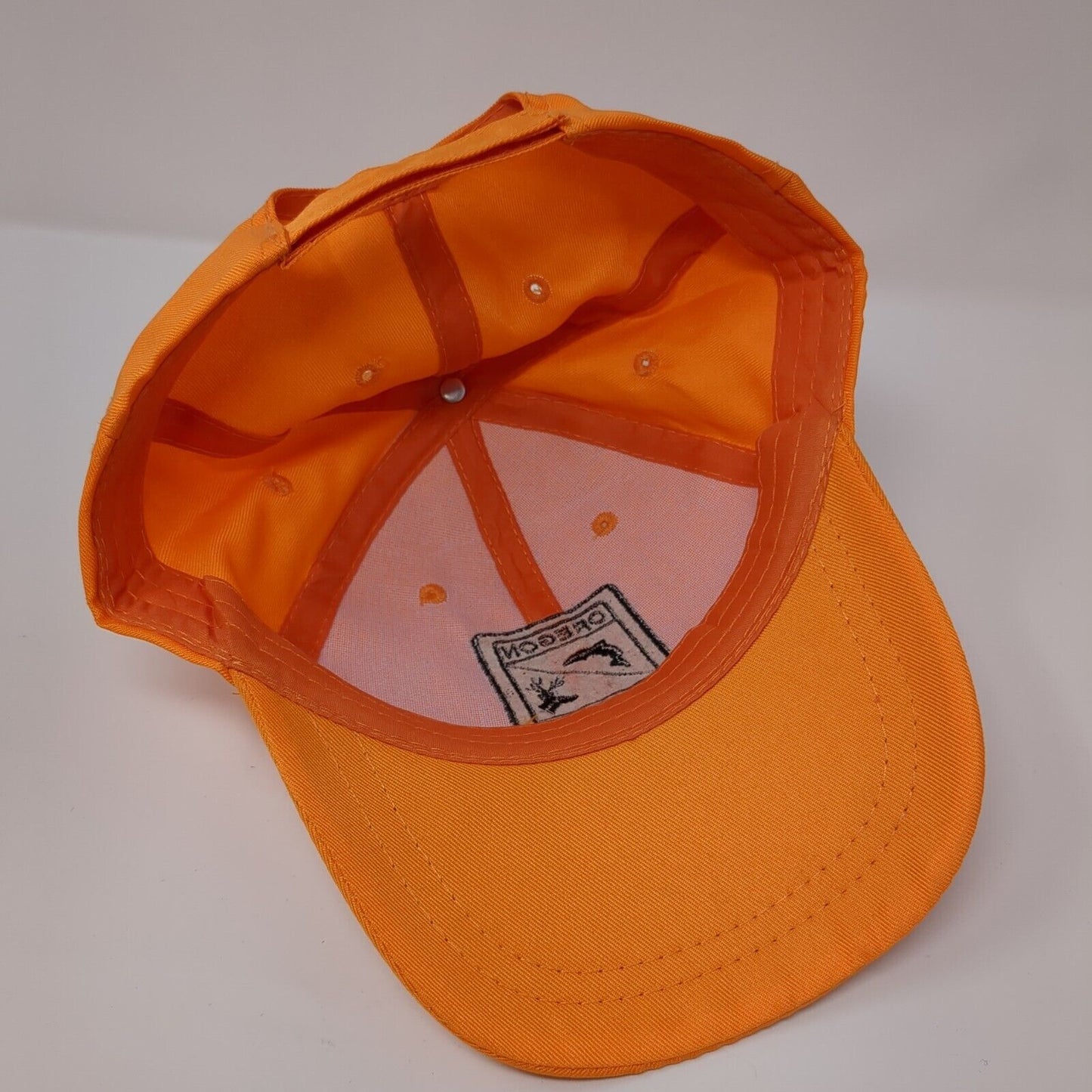 Oregon Fish & Wildlife Hunter Education Strapback Hat Orange One Size Adjustable