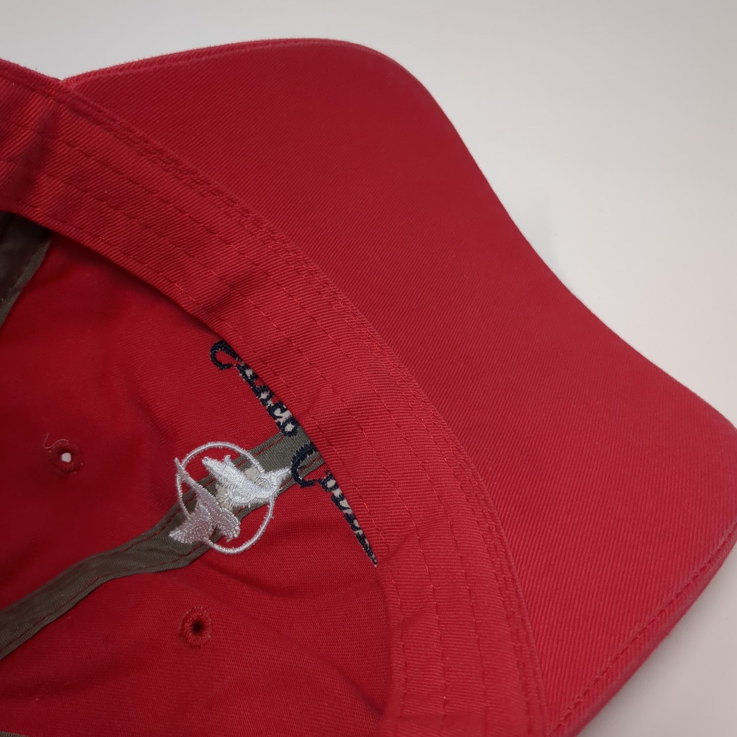 Silver Creek Sun Valley Idaho Strapback Hat Red One Size Adjustable