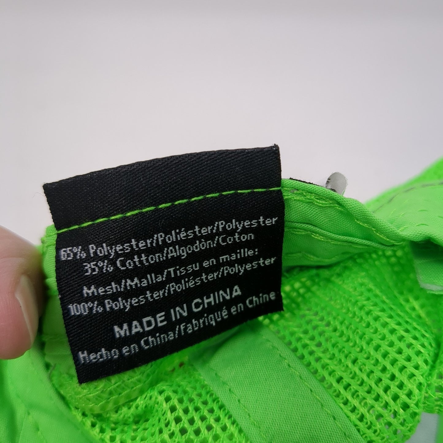 Lifeways Leather Patch Snapback Trucker Hat Multi One Size Mesh Back