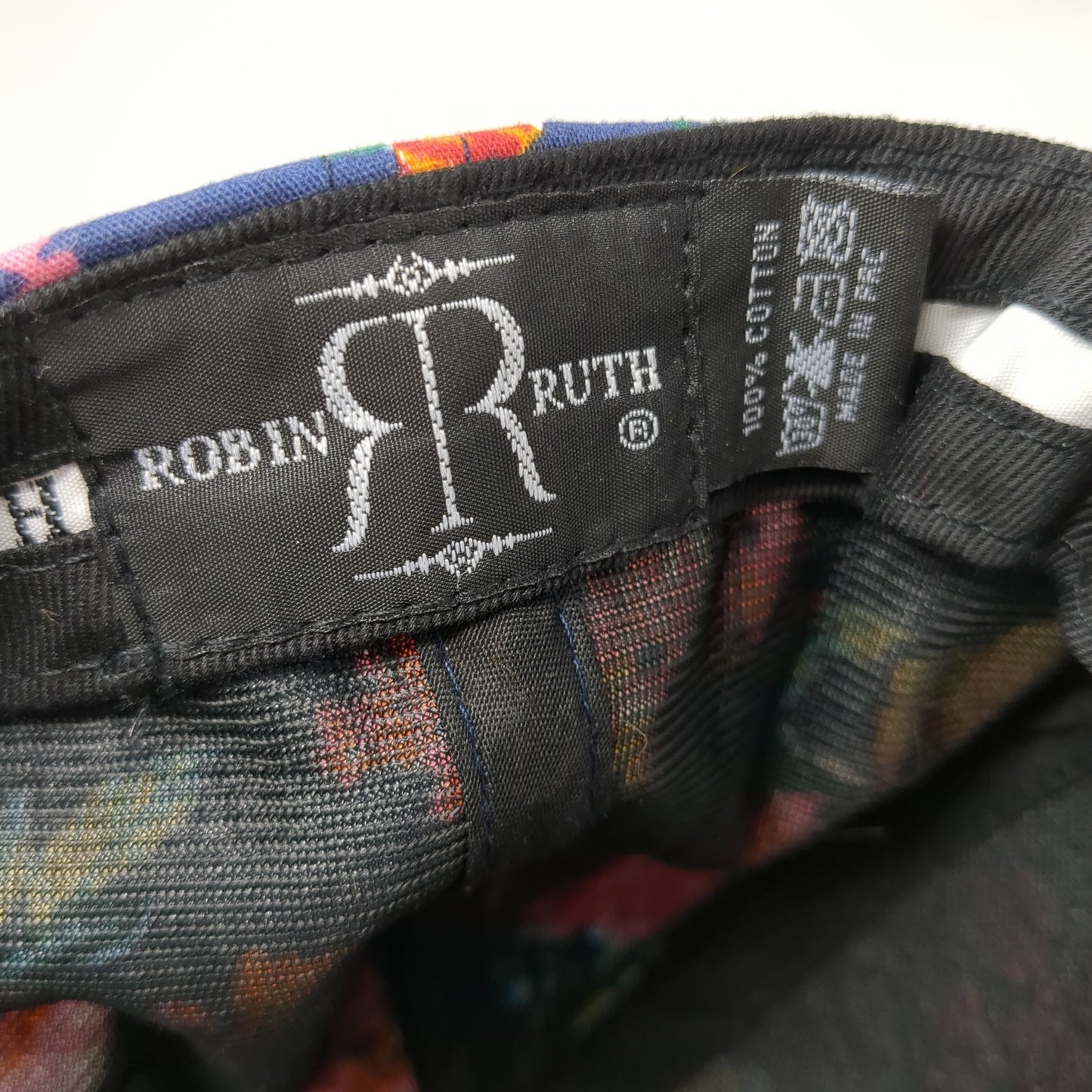 Amsterdam Snapback Hat Multicolor One Size Adjustable Floral Robin Ruth