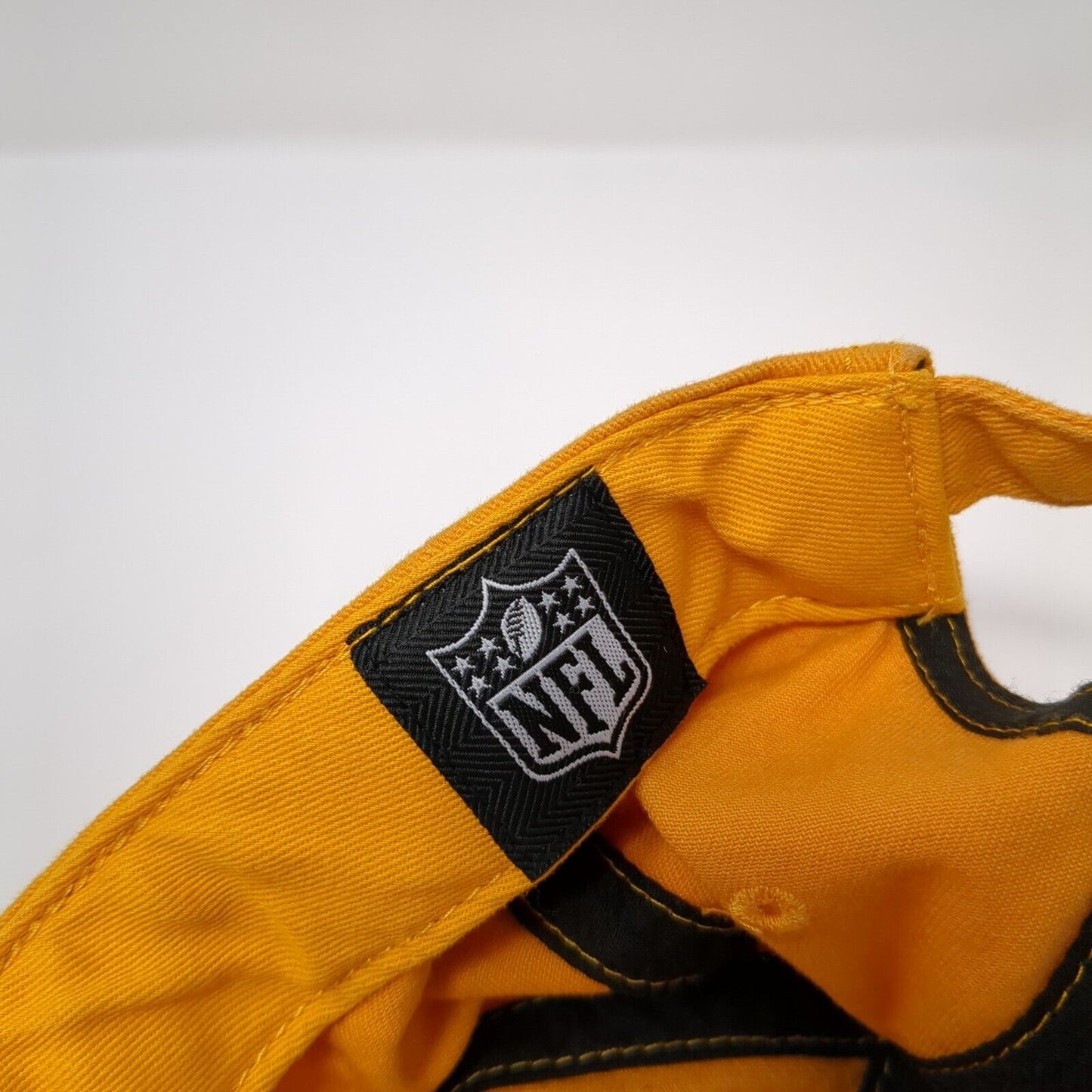 '47 Brand Slideback Hat Yellow Pittsburgh Steelers NFL Embroidered Logo