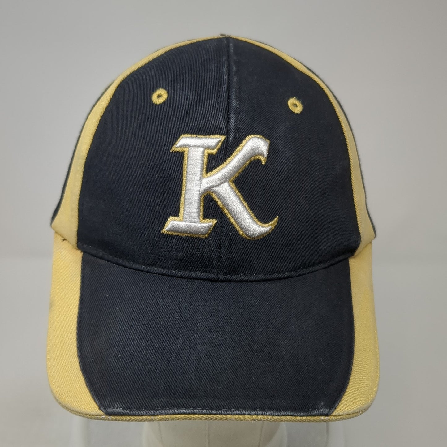 Letter K Kuna Strapback Hat Black One Size Adjustable Buck's Athletic