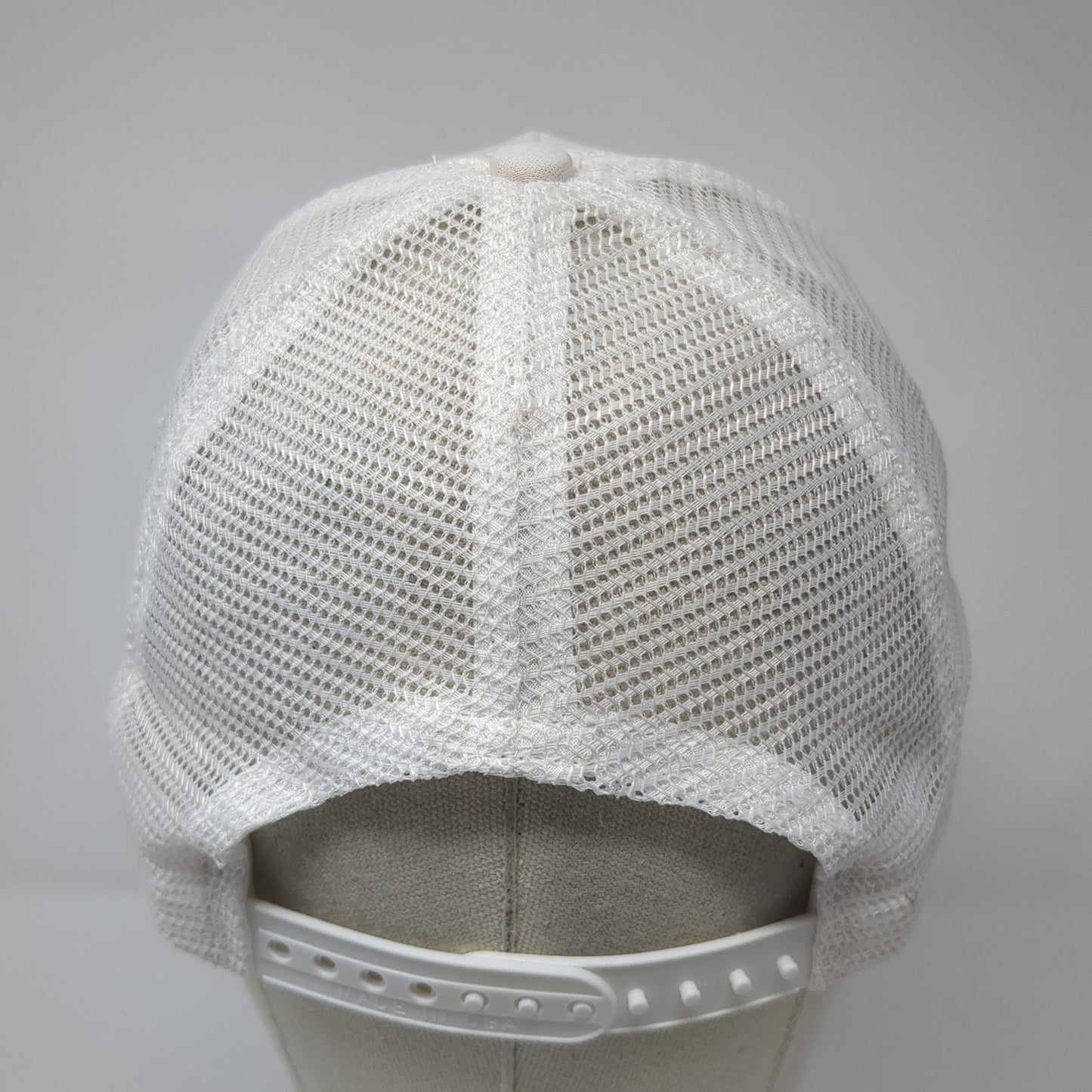 AMO MTD AFL CIO Snapback Trucker Hat White One Size Mesh Back USA