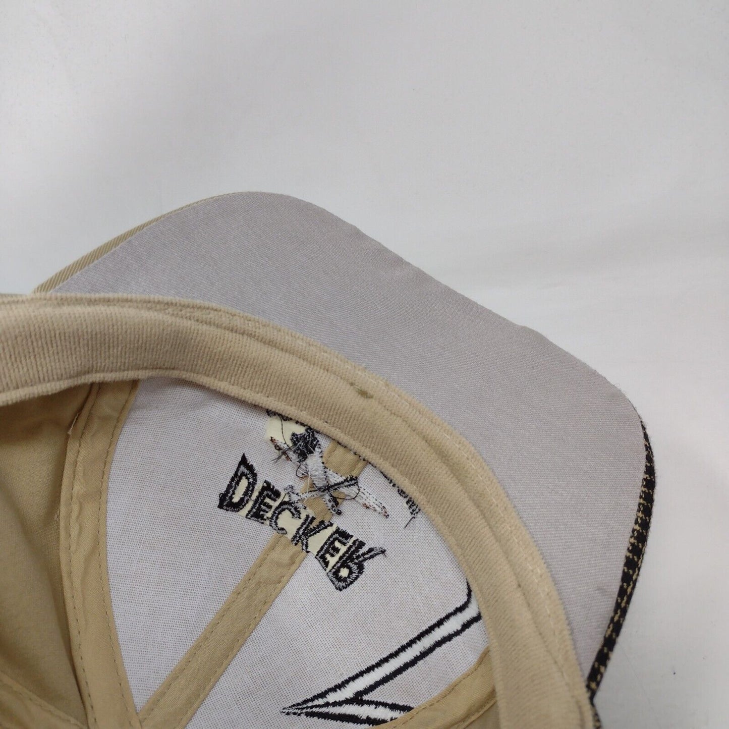 Decker Construction Slideback Hat Multicolor OSFA Adjustable Embroidered Katl