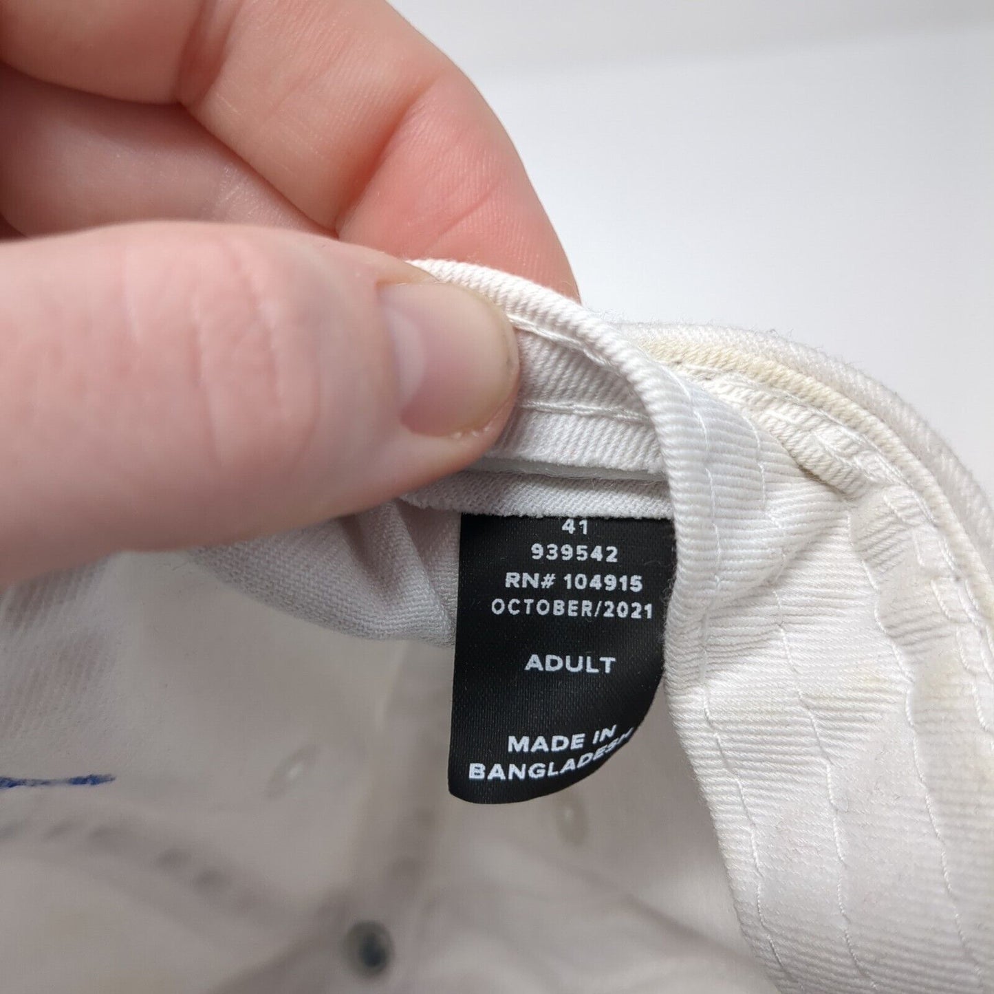 Beautiful Code Engineering Intuit Slideback Hat White OS Adjustable Outdoor Cap