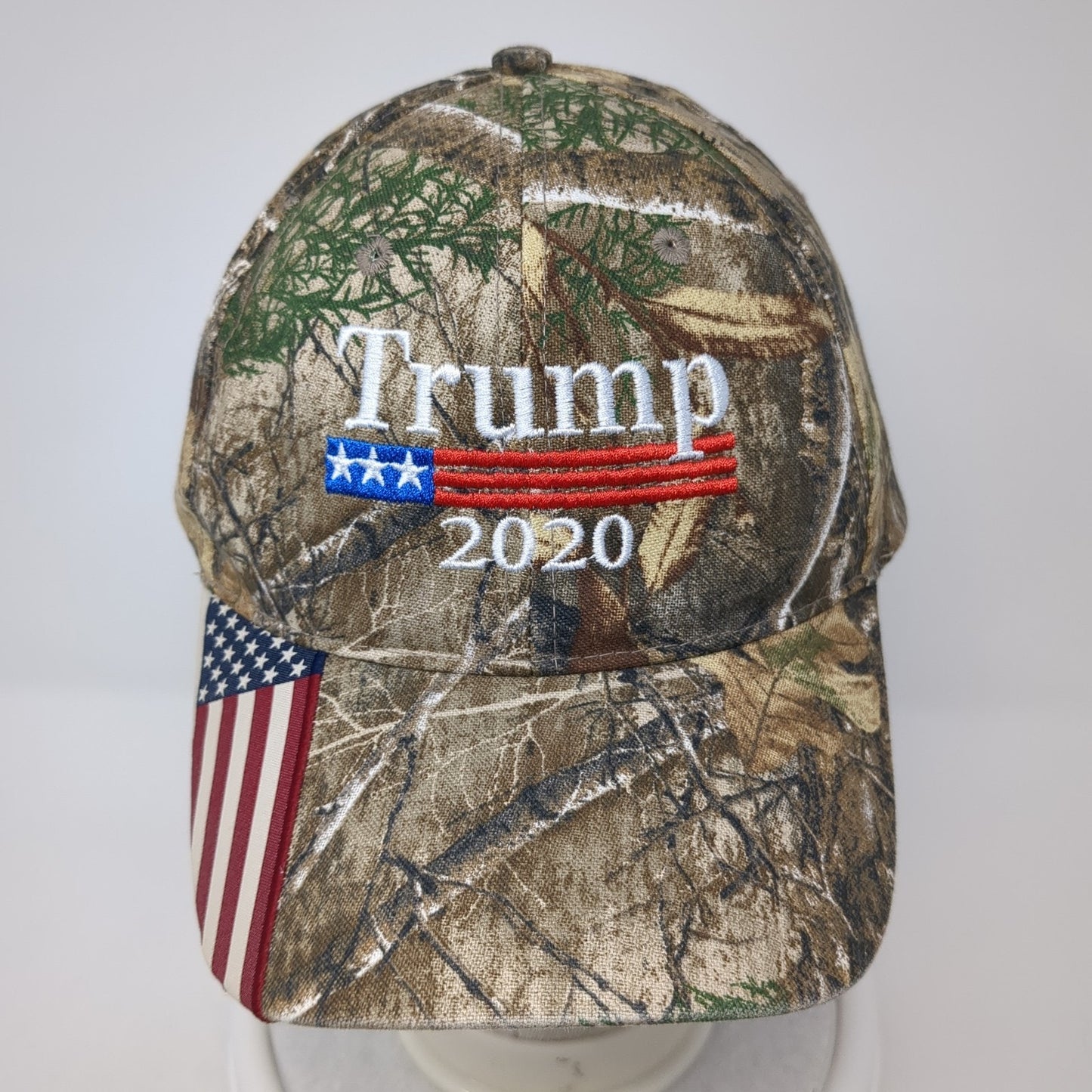 Trump 2020 Slideback Hat Multicolor Camo One Size Hunting Outdoor Cap