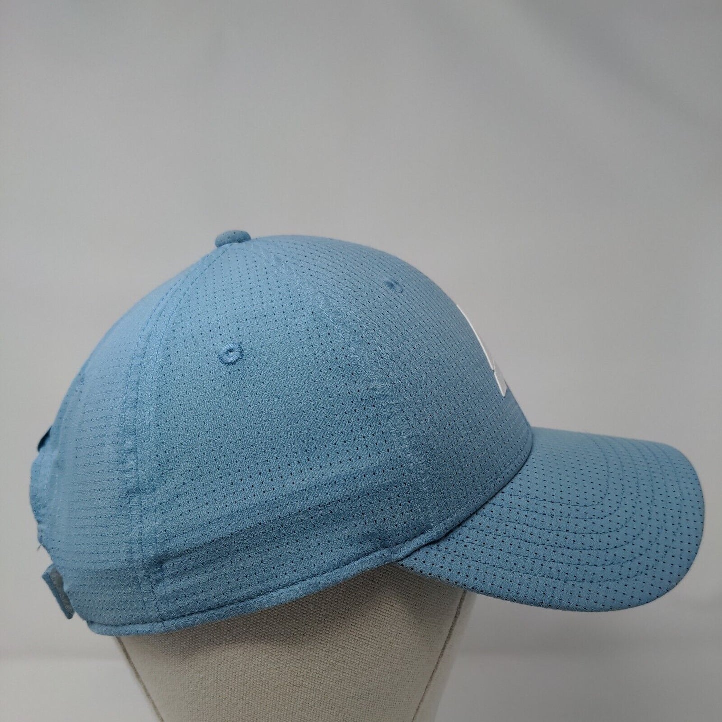 Arctic Cool Strapback Hat Blue OSFM Adjustable Solid 6 Panel Vent Holes