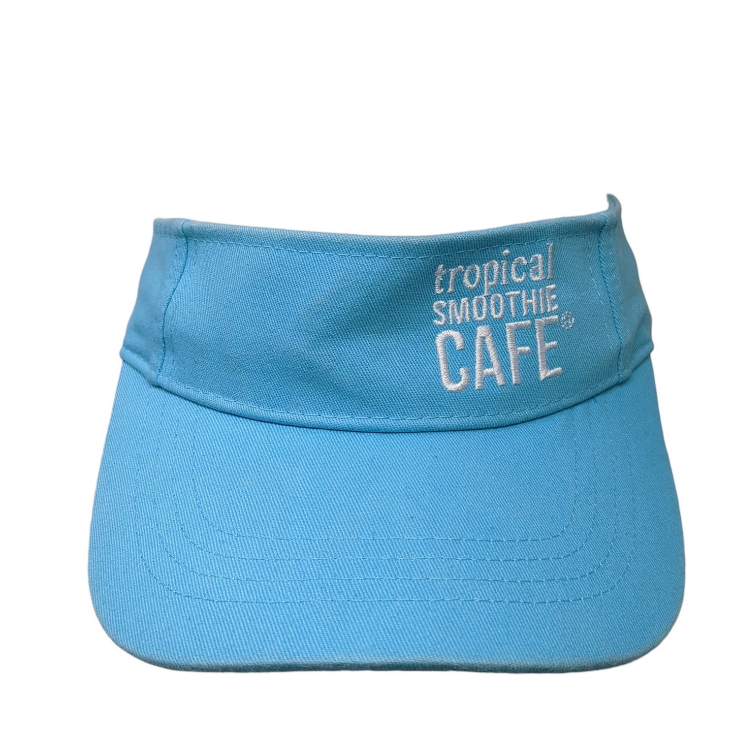 Tropical Smoothie Cafe Strapback Visor Hat Blue One Size The Icebox