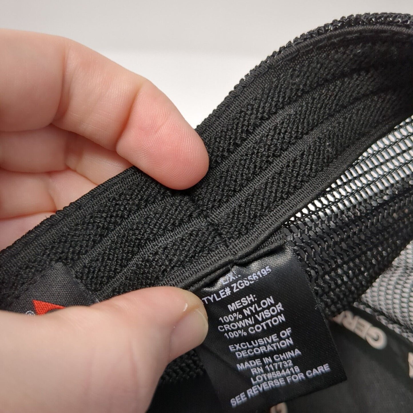 Explore The Possibilities Fitted Mesh Back Trucker Hat Black L/XL Gerry