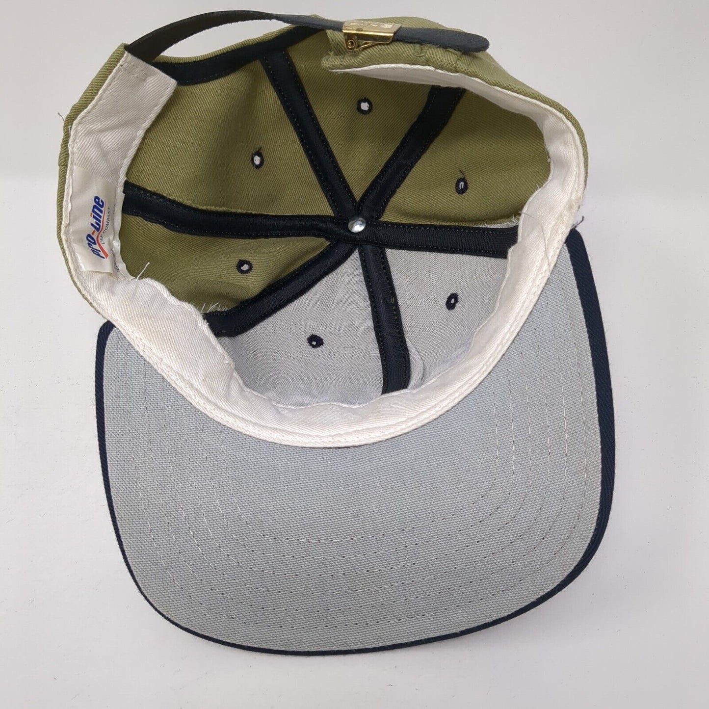 Bear Creek Slideback Hat Multicolor L/XL Leather Strap Golf Hyatt