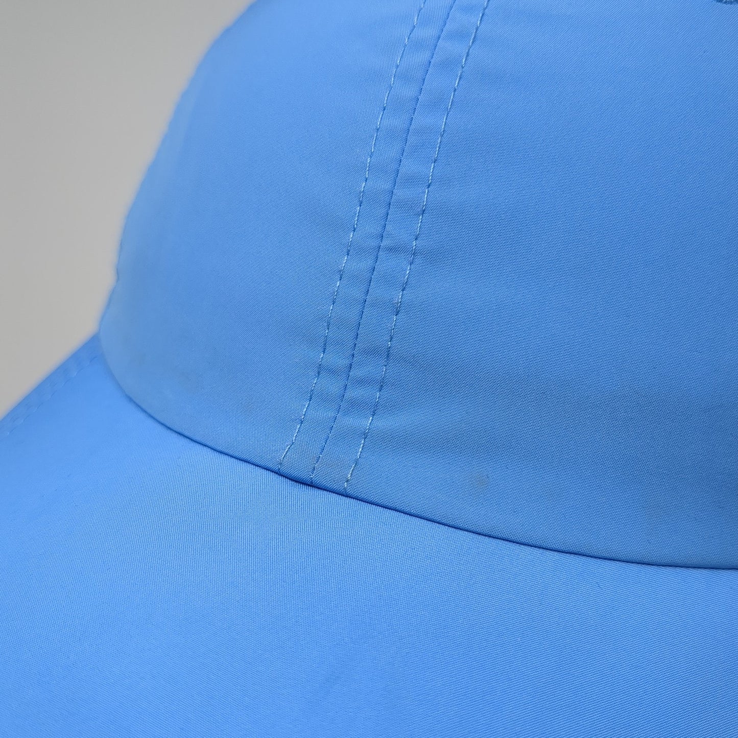 A New Day Strapback Hat Blue One Size Adjustable Solid 6 Panel Blank