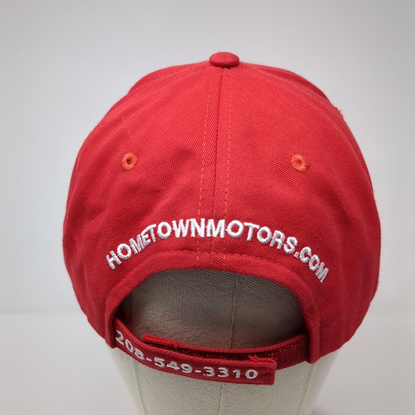 Steve's Hometown Dealership Ford Ram Strapback Hat Red OS Adjustable 360 Apparel