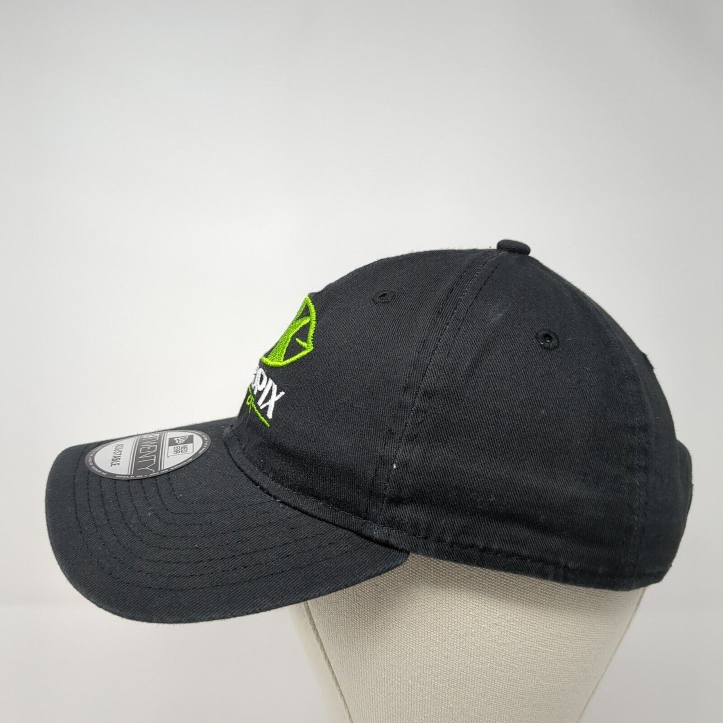 Tropix Slideback Hat Black One Size Adjustable Solid New Era 9Twenty