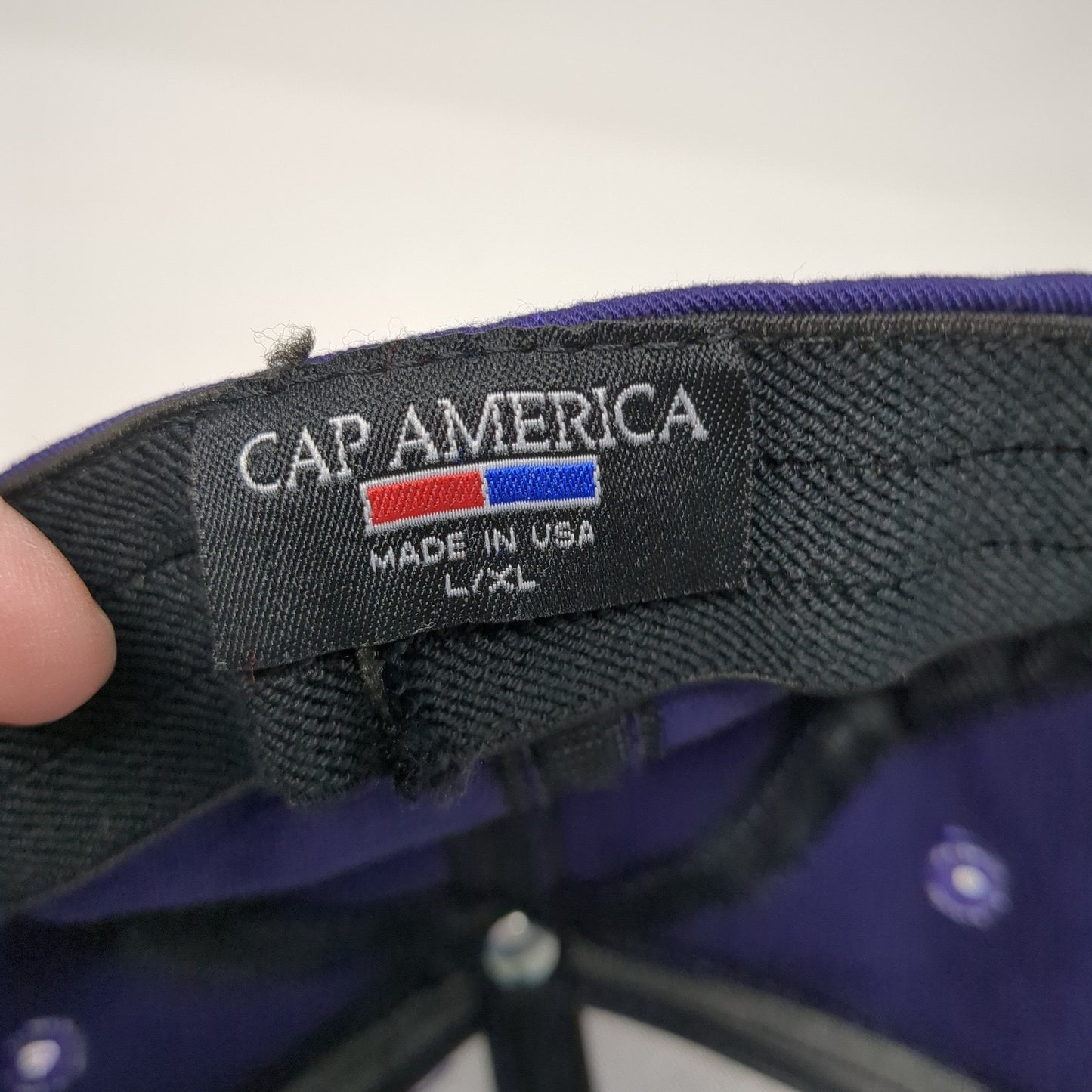 Glenn Electric Inc. Sosnop Fitted Baseball Cap Purple XL Lightweight Cap America