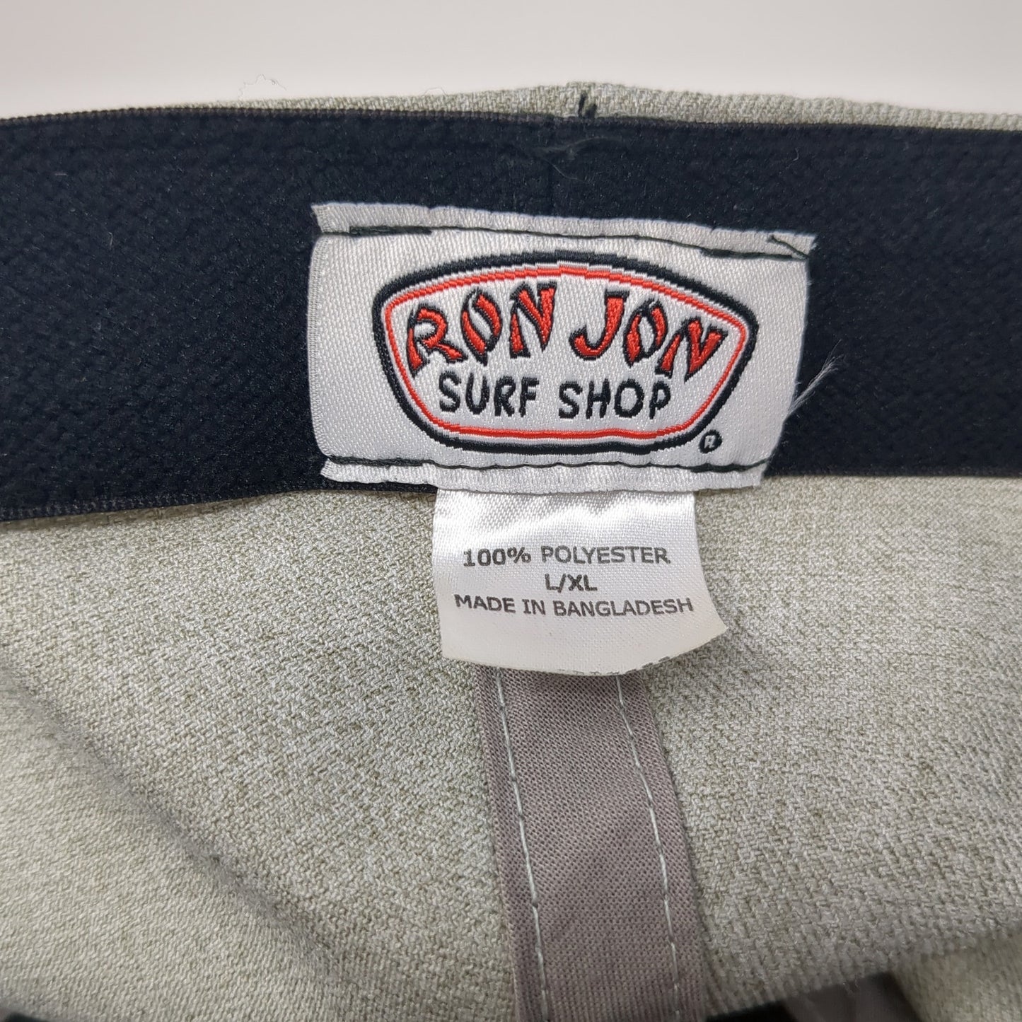 Ron Jon Surf Shop Since 1959 Fitted Baseball Cap Gray XL Lightweight 6 Panel