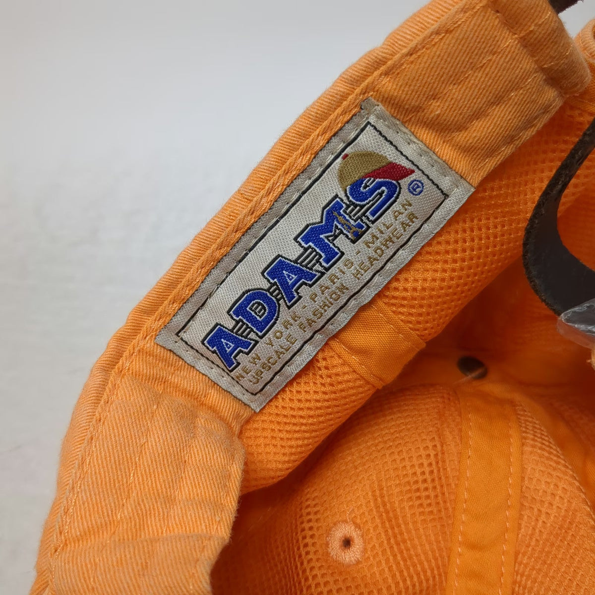 Adams Baseball Cap Orange One Size New Hampshire Tree Farm Embroidered hat