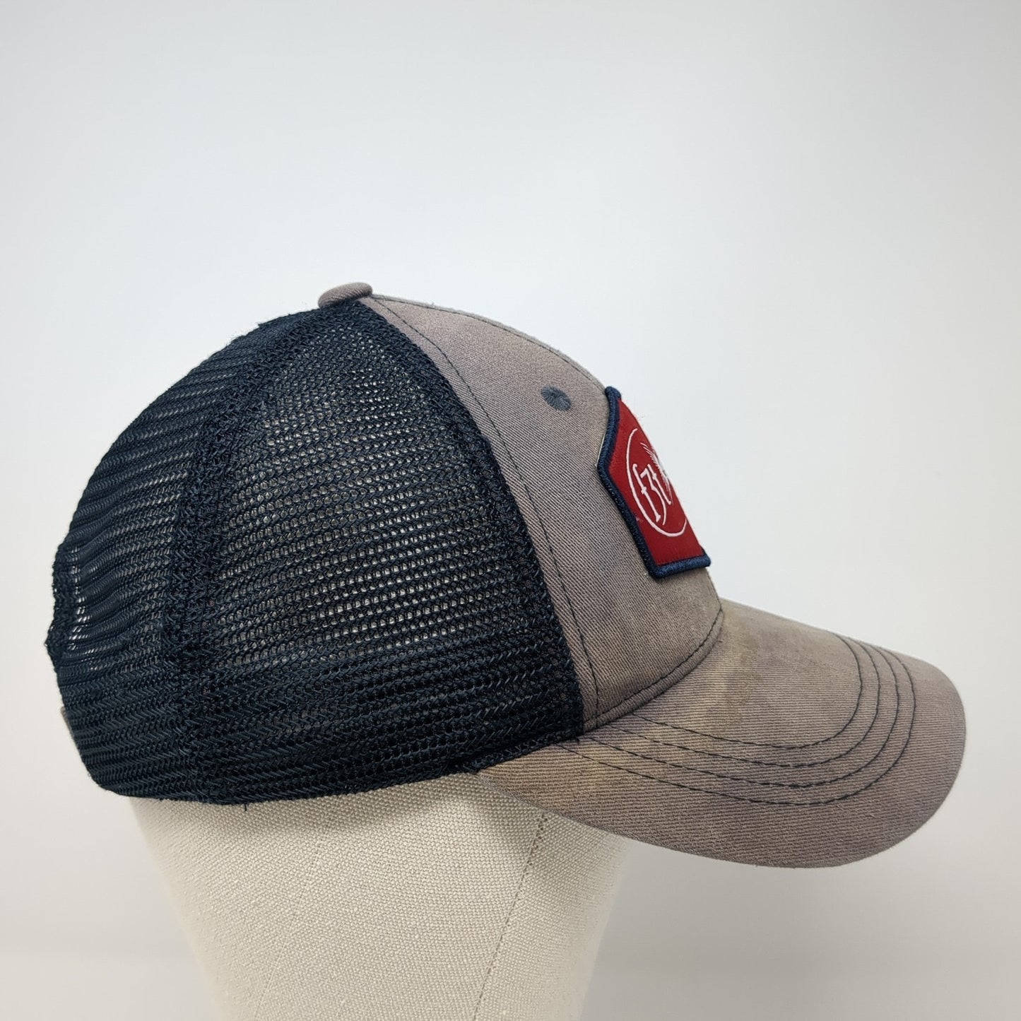 F3T Fish Patch Strapback Trucker Hat Multicolor One Size Costa Del Mar