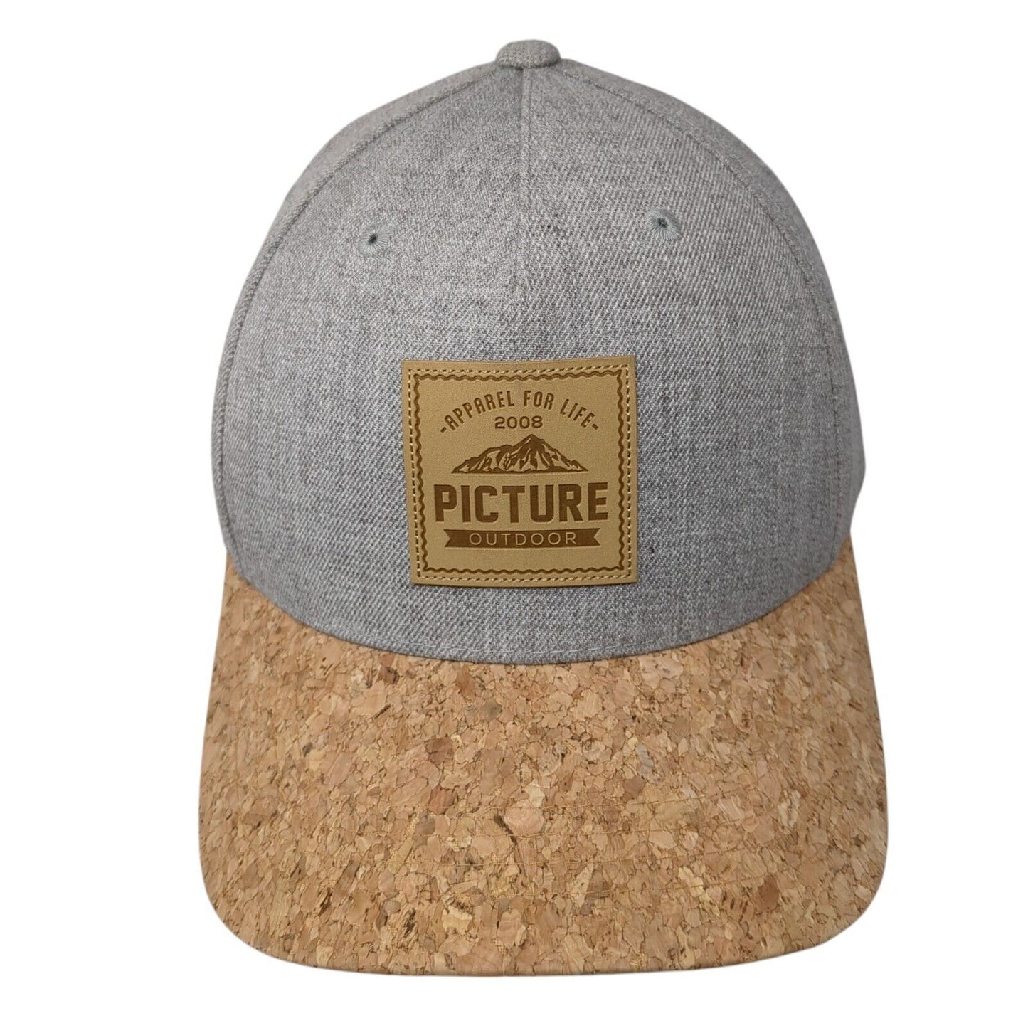 Apparel For Life Picture Outdoor Snapback Hat Gray One Size Yupoong