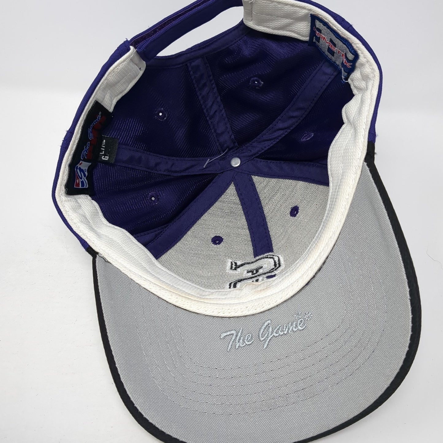 Softball Strapback Hat Purple XL Adjustable Embroidered The Game Pro