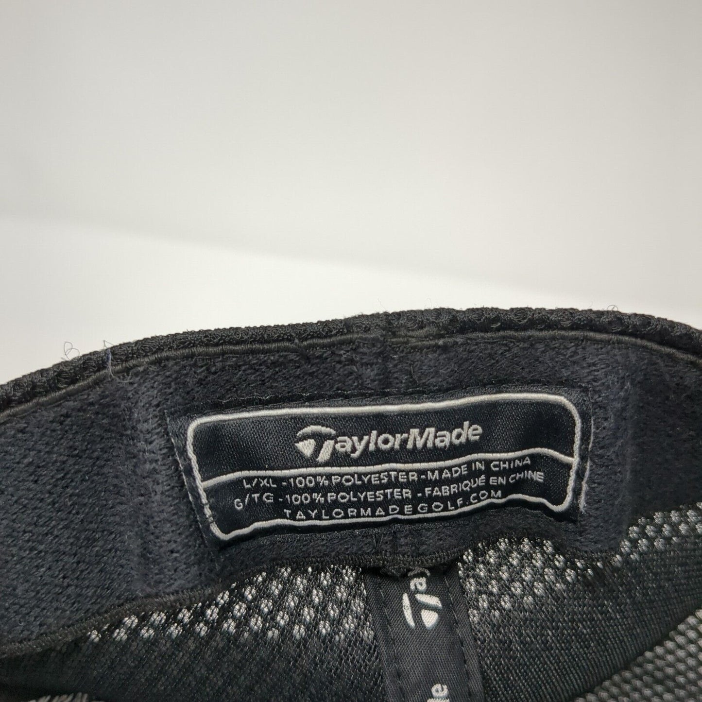 Hillcrest Est. 1940 Fitted Trucker Golf Hat Black L/XL Mesh Back TaylorMade