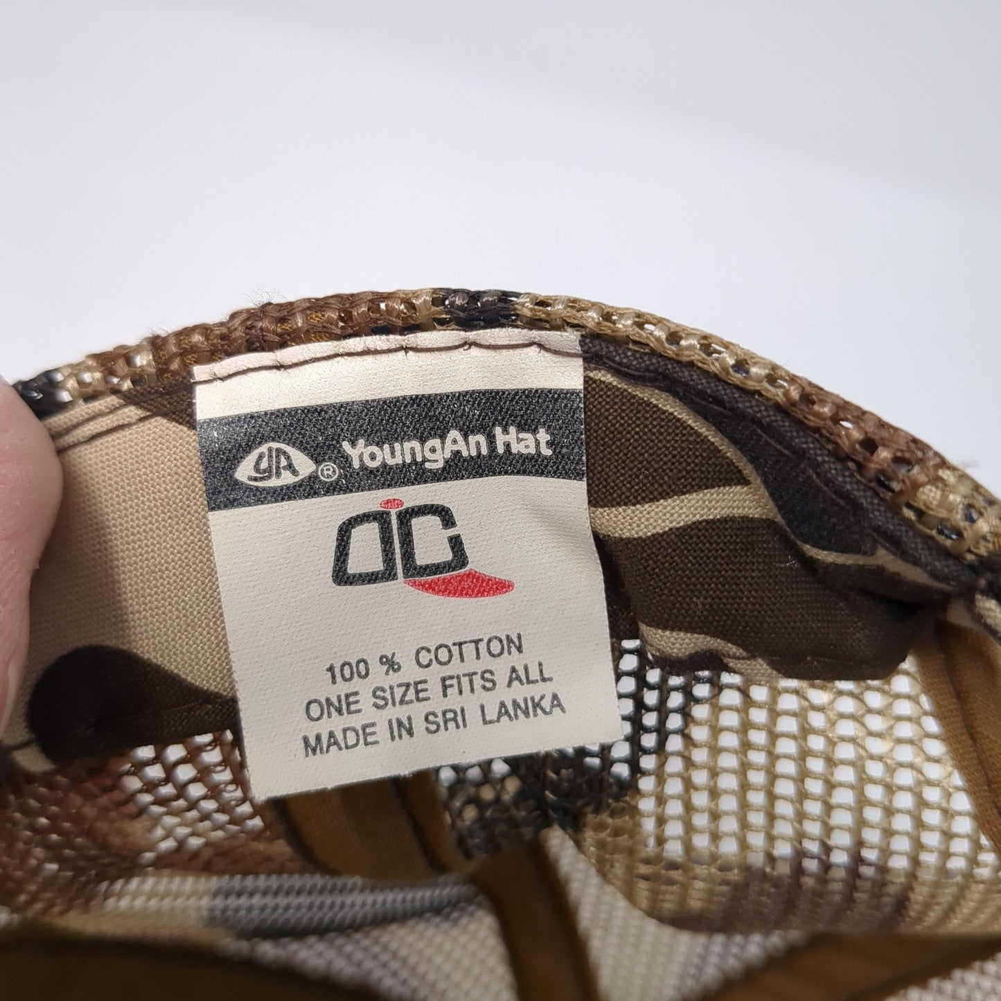 Lew Harris Safaris Snapback Trucker Hat Multi One Size Mesh Back Camo