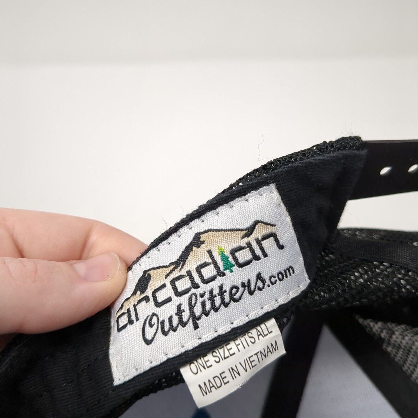 Idaho Snapback Trucker Hat Blue OS Adjustable Mesh Back Arcadian Outfitters