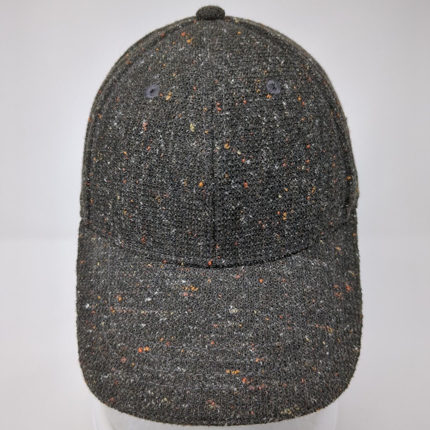 Unbranded Slideback Hat Gray One Size Adjustable Speckled 6 Panel