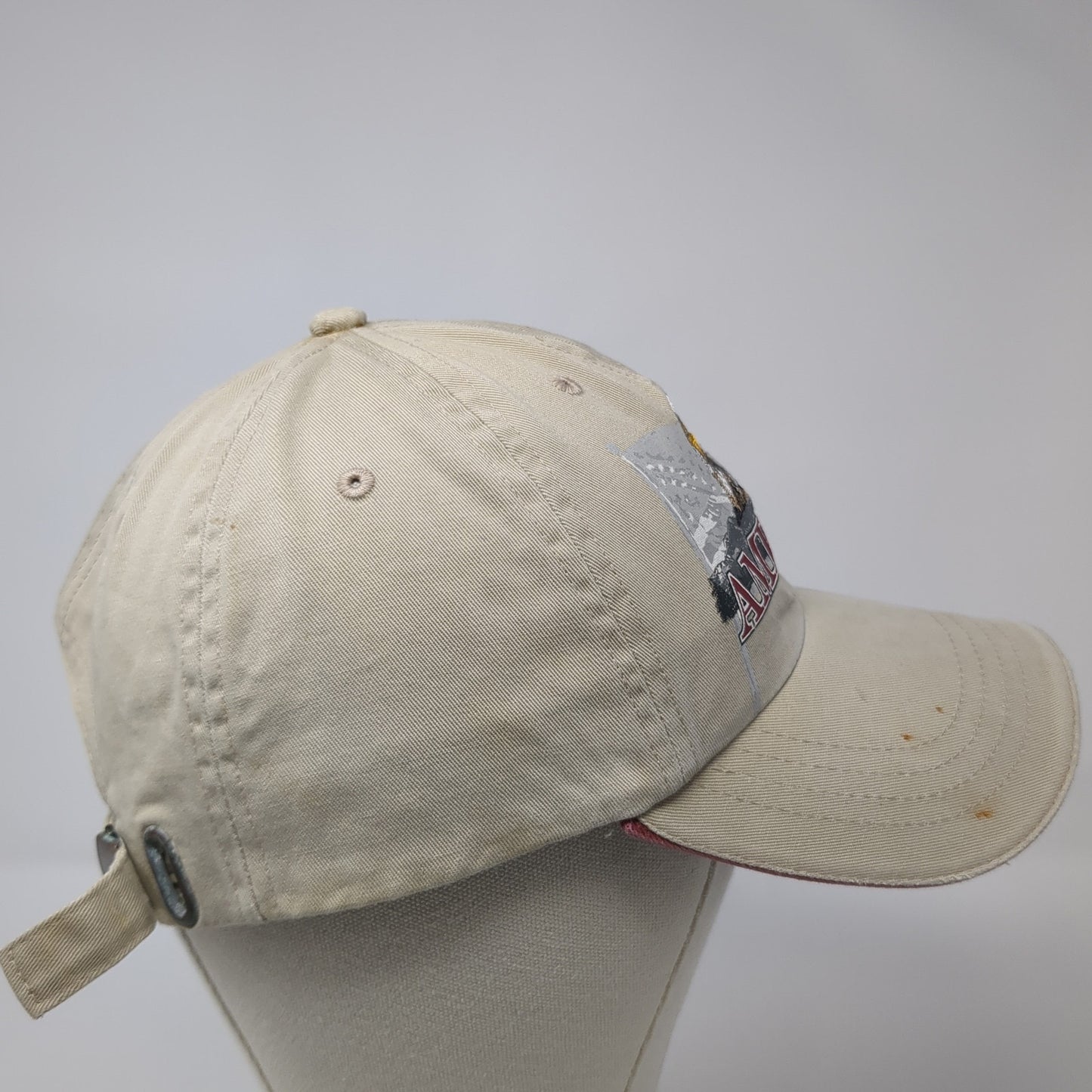 Bald Eagle America Baseball Cap Brown One Size Adjustable Embroidered Patriotic