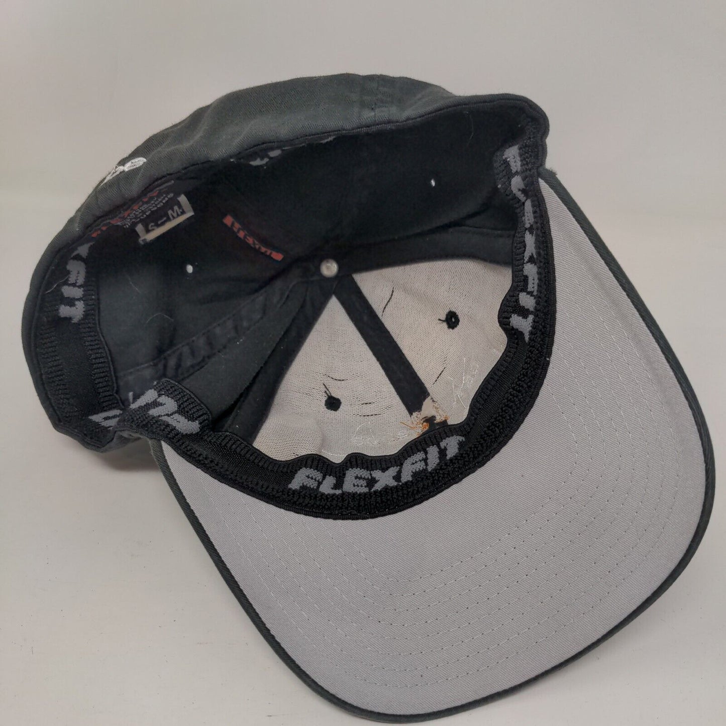 Hyde Beach Est. 2005 Sbe Fitted Hat Black S/M Flexfit Vented Holes Yupoong
